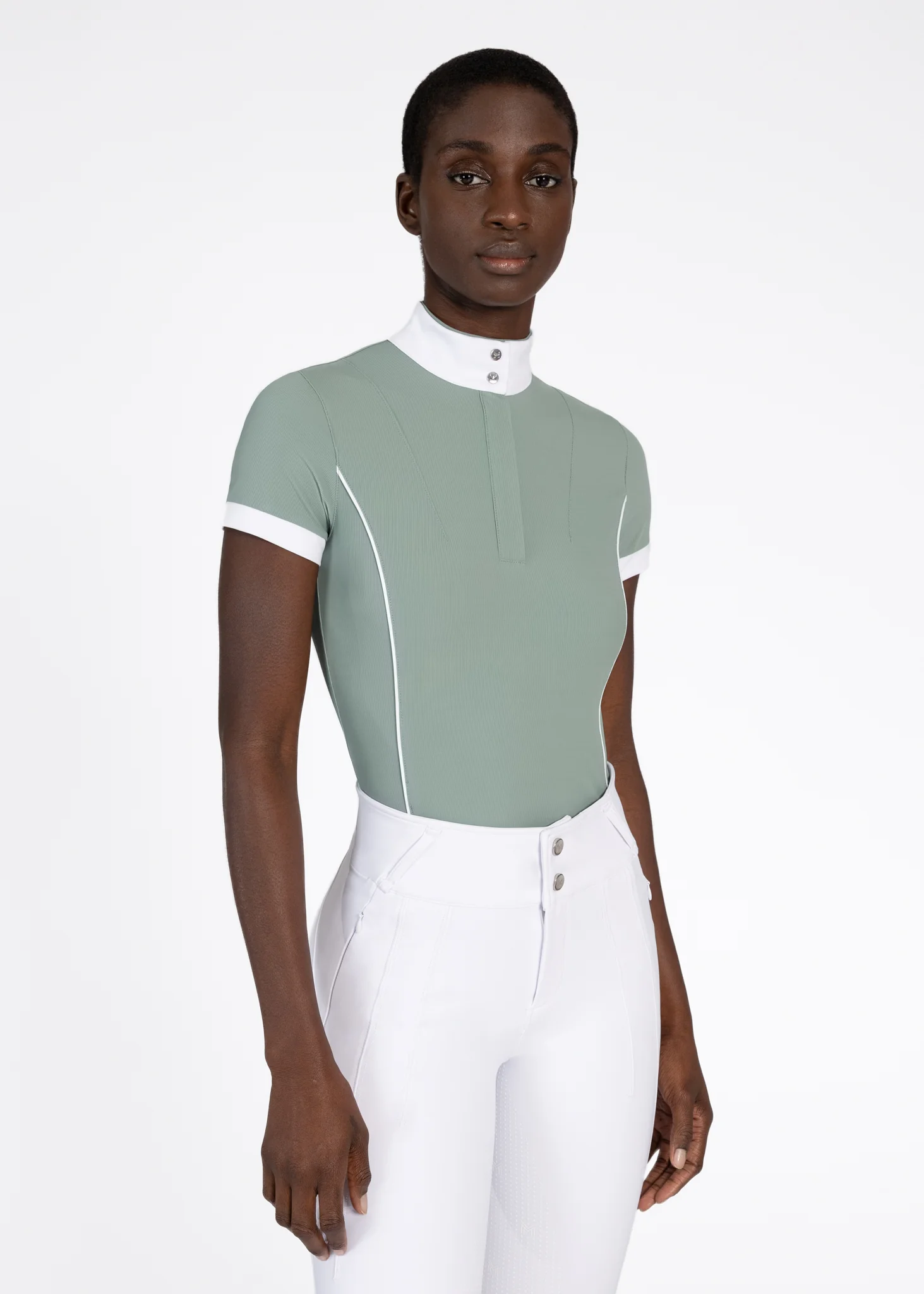 Nova Short Sleeve Show Shirt (Mint) - Image 2