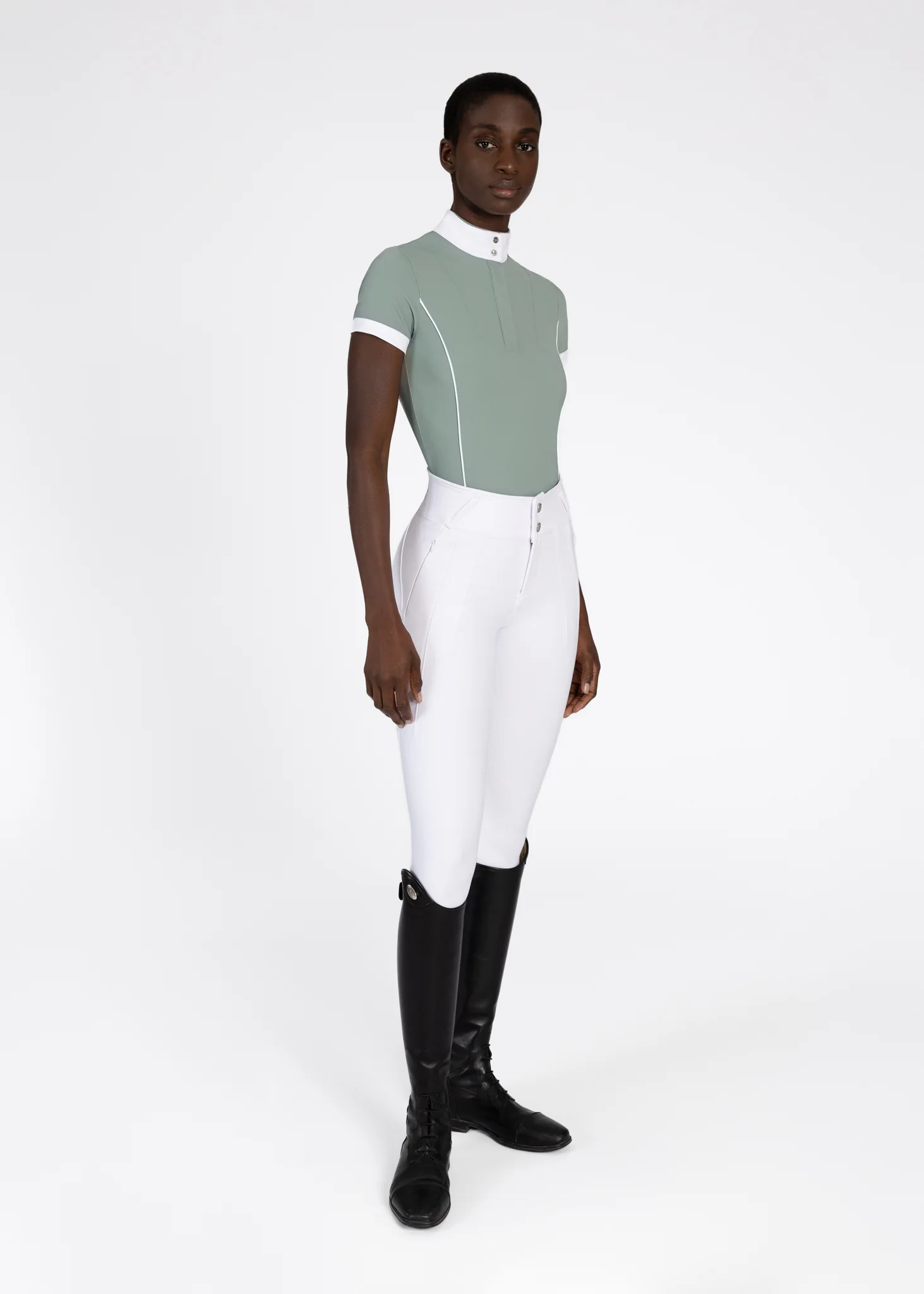 Nova Short Sleeve Show Shirt (Mint) - Image 7