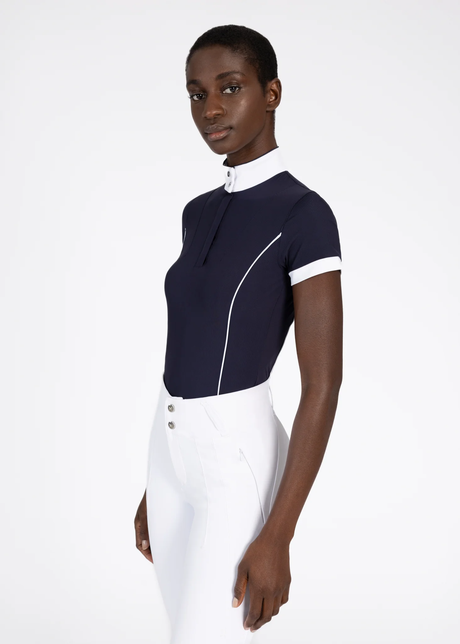 Nova Short Sleeve Show Shirt (Navy) - Image 2