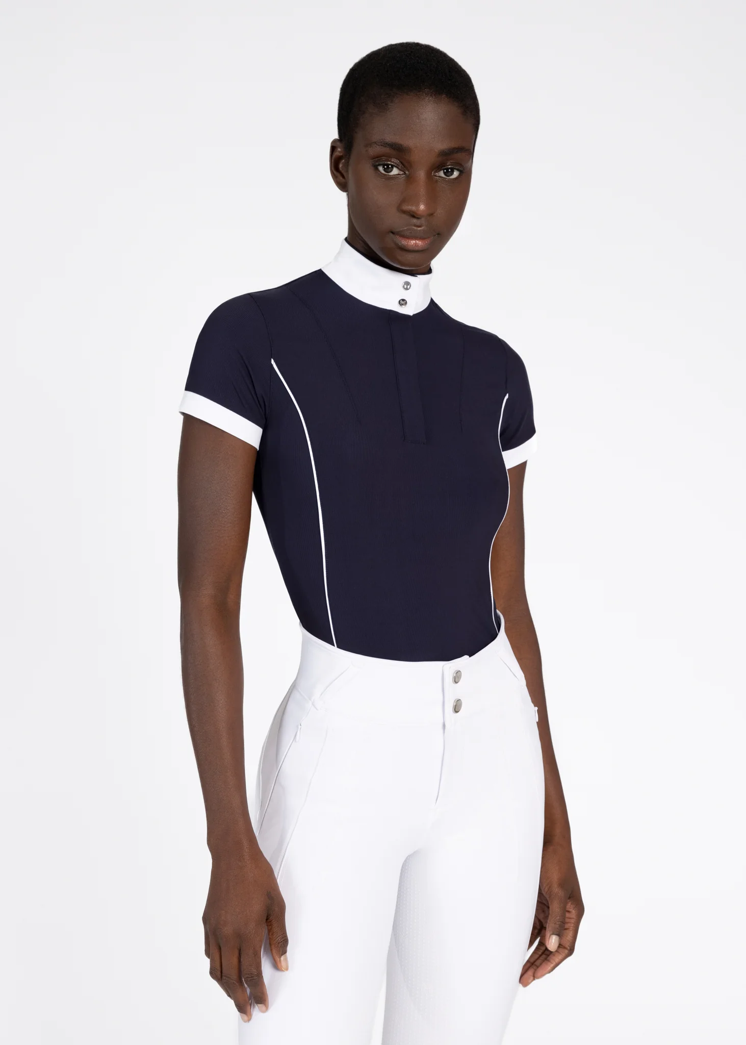 Nova Short Sleeve Show Shirt (Navy) - Image 5