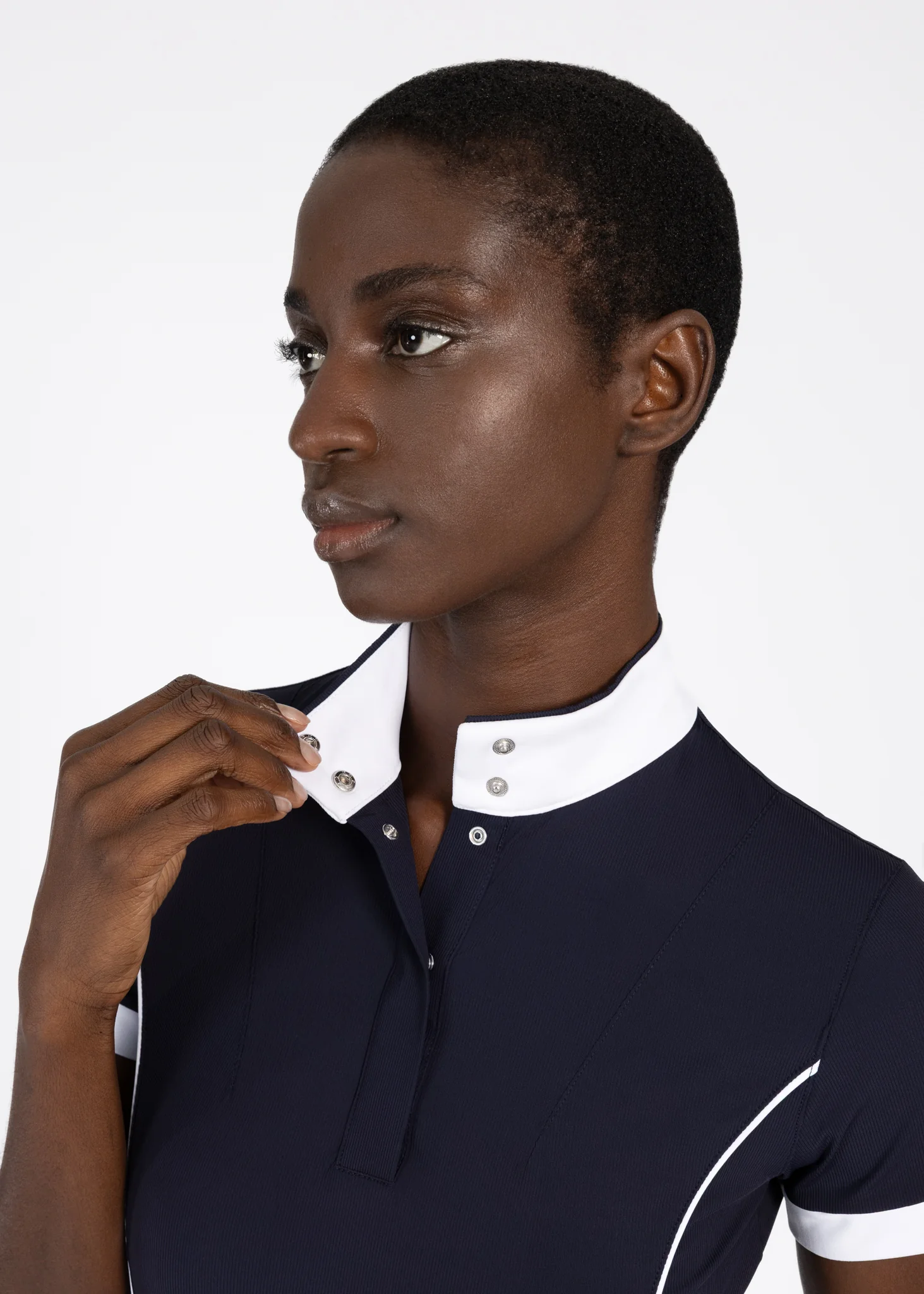 Nova Short Sleeve Show Shirt (Navy) - Image 7
