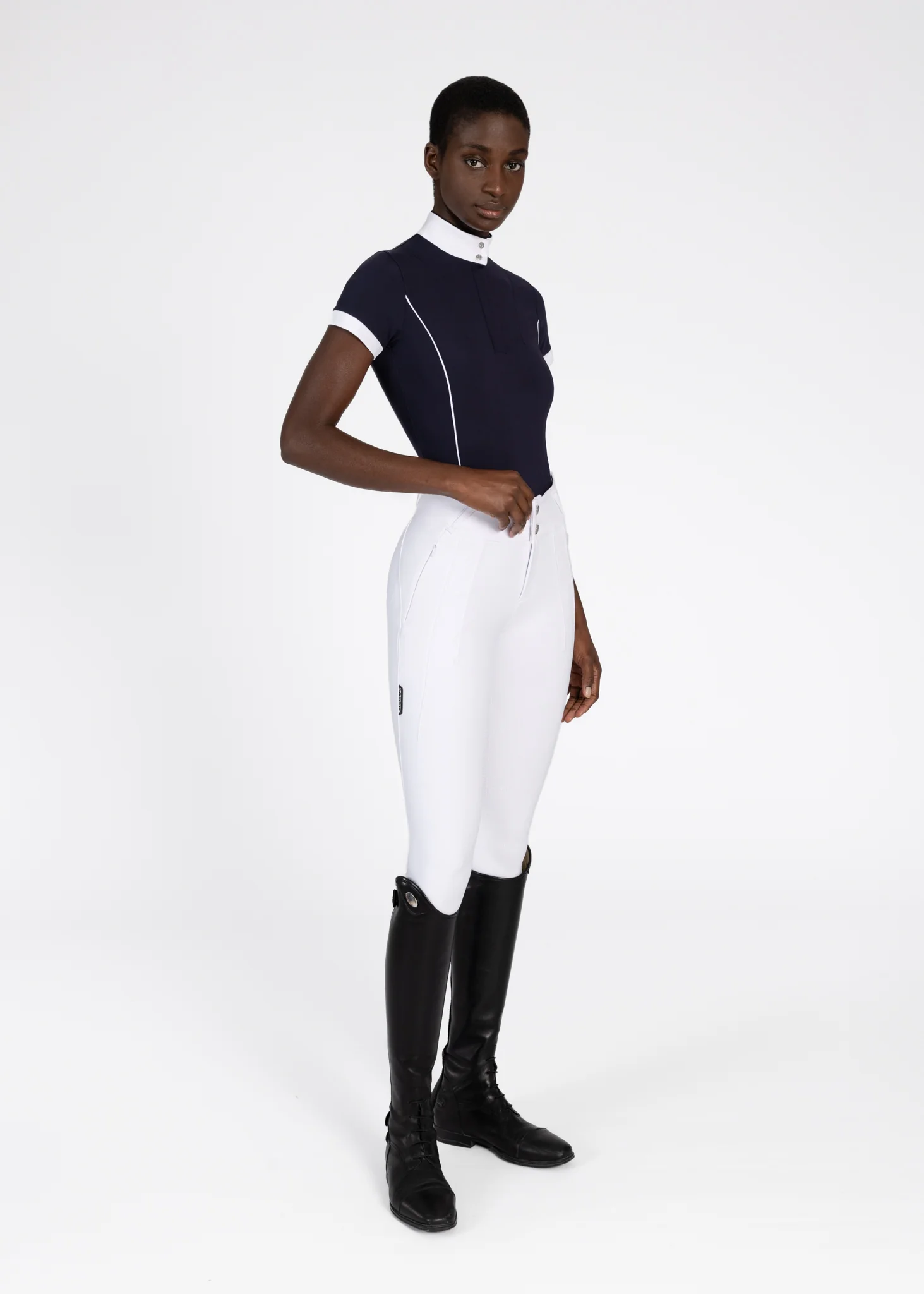 Nova Short Sleeve Show Shirt (Navy) - Image 8