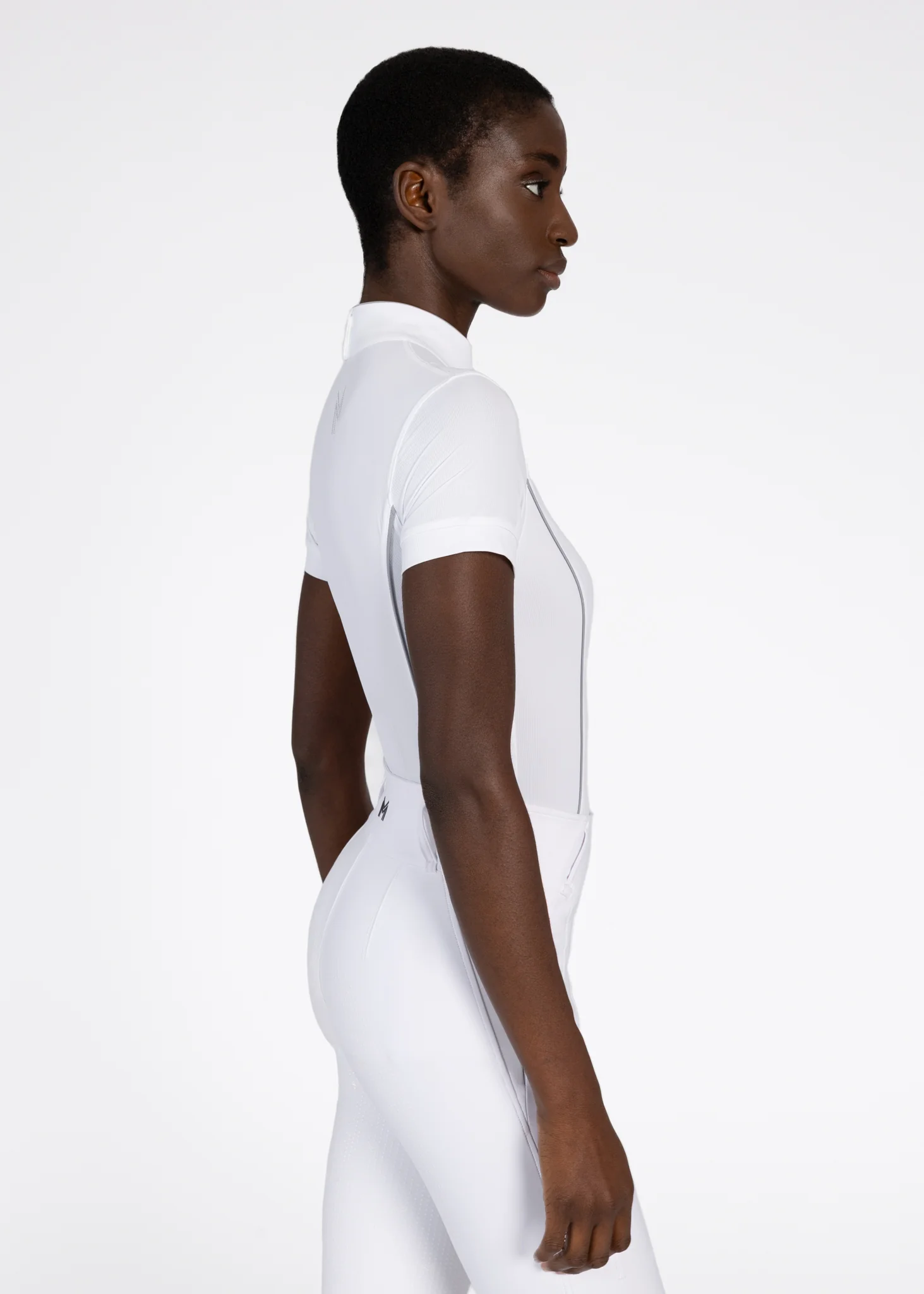 Nova Short Sleeve Show Shirt (White) - Image 4