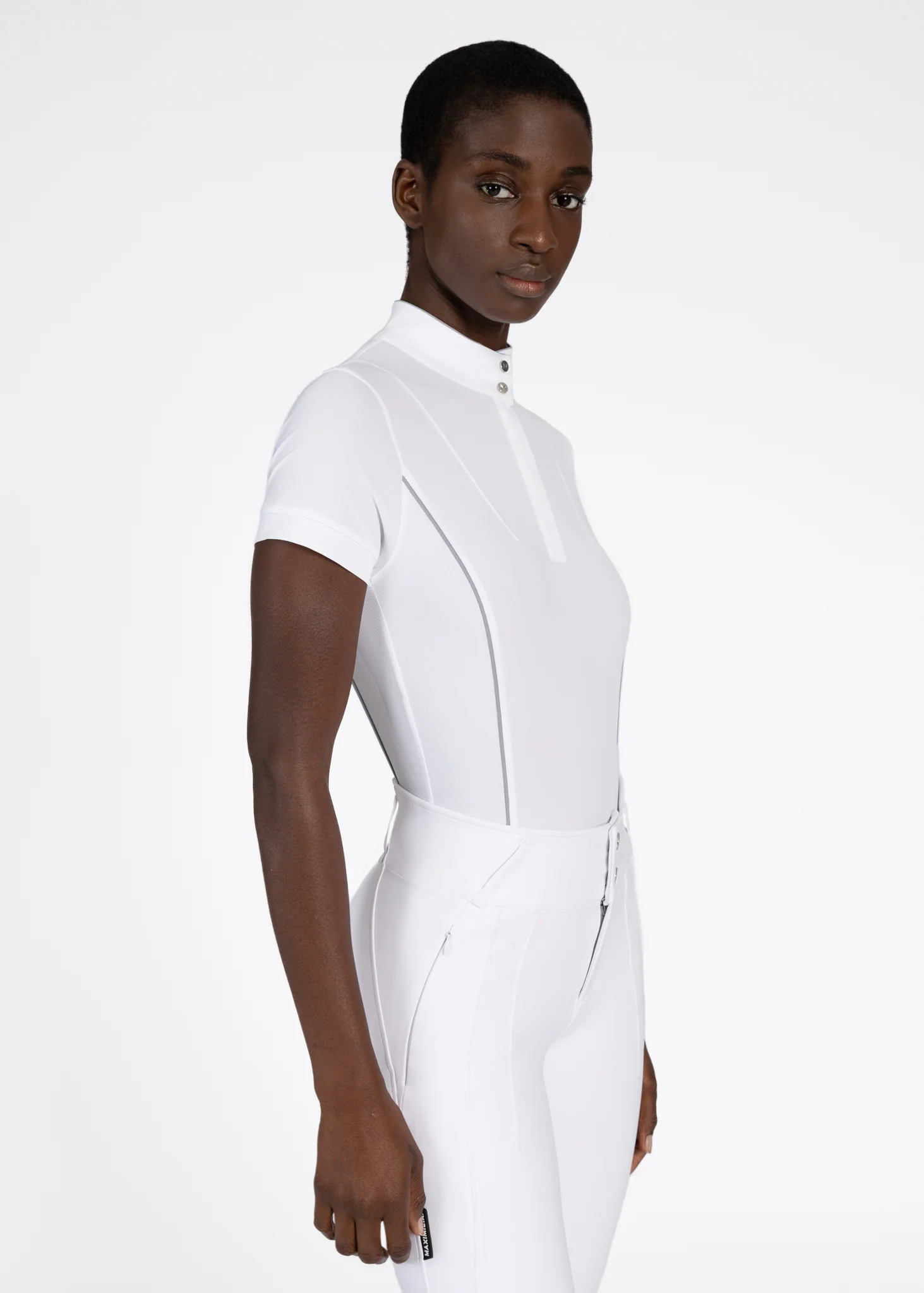 Nova Short Sleeve Show Shirt (White) - Image 5