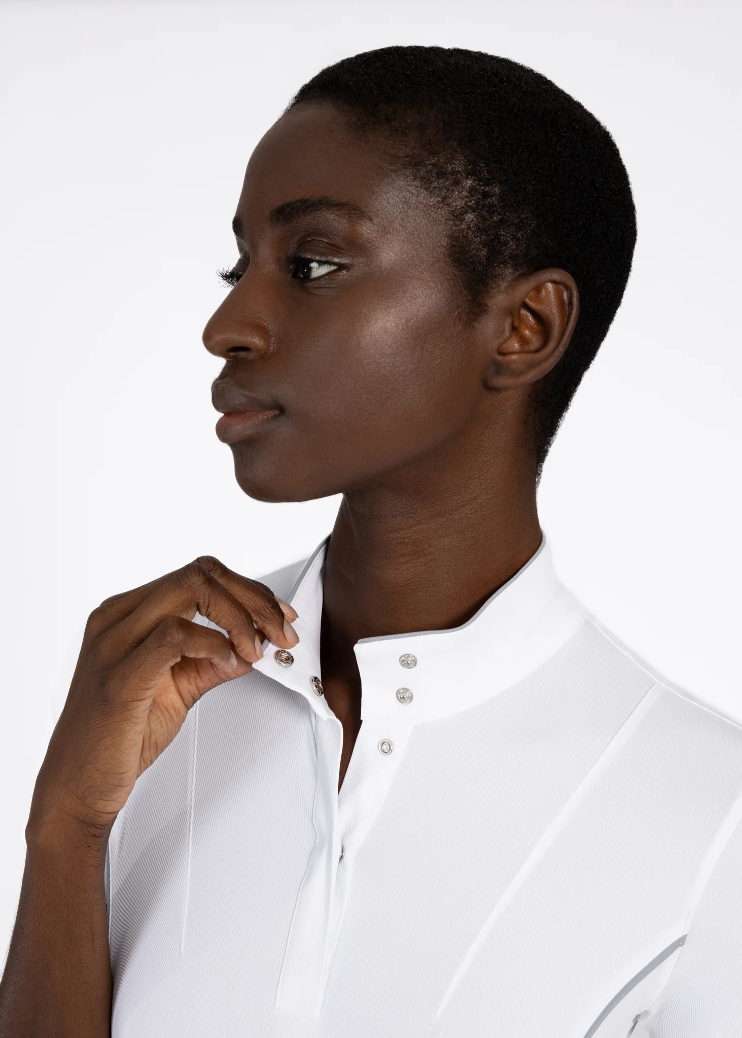 Nova Short Sleeve Show Shirt (White) - Image 6