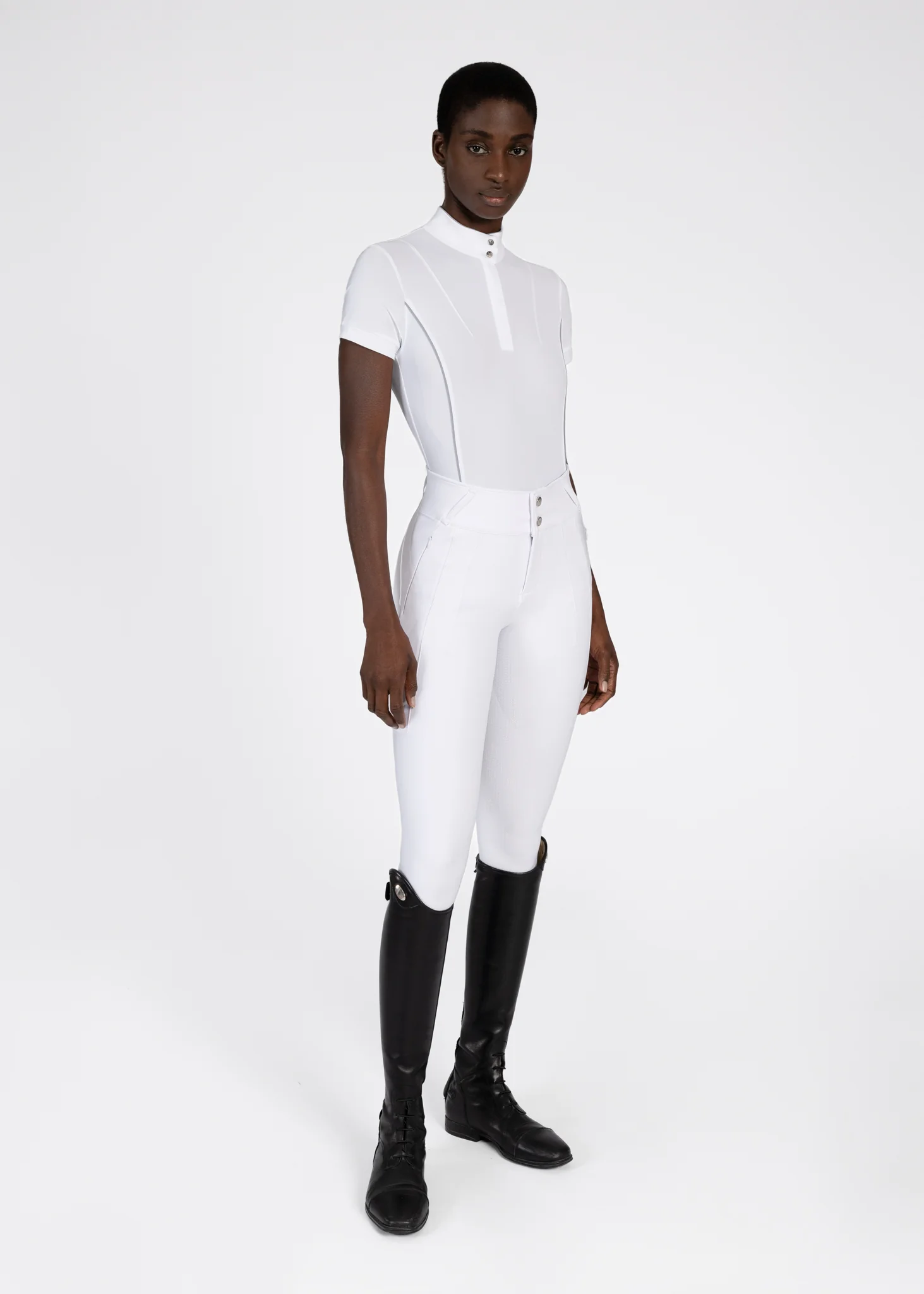 Nova Short Sleeve Show Shirt (White) - Image 8