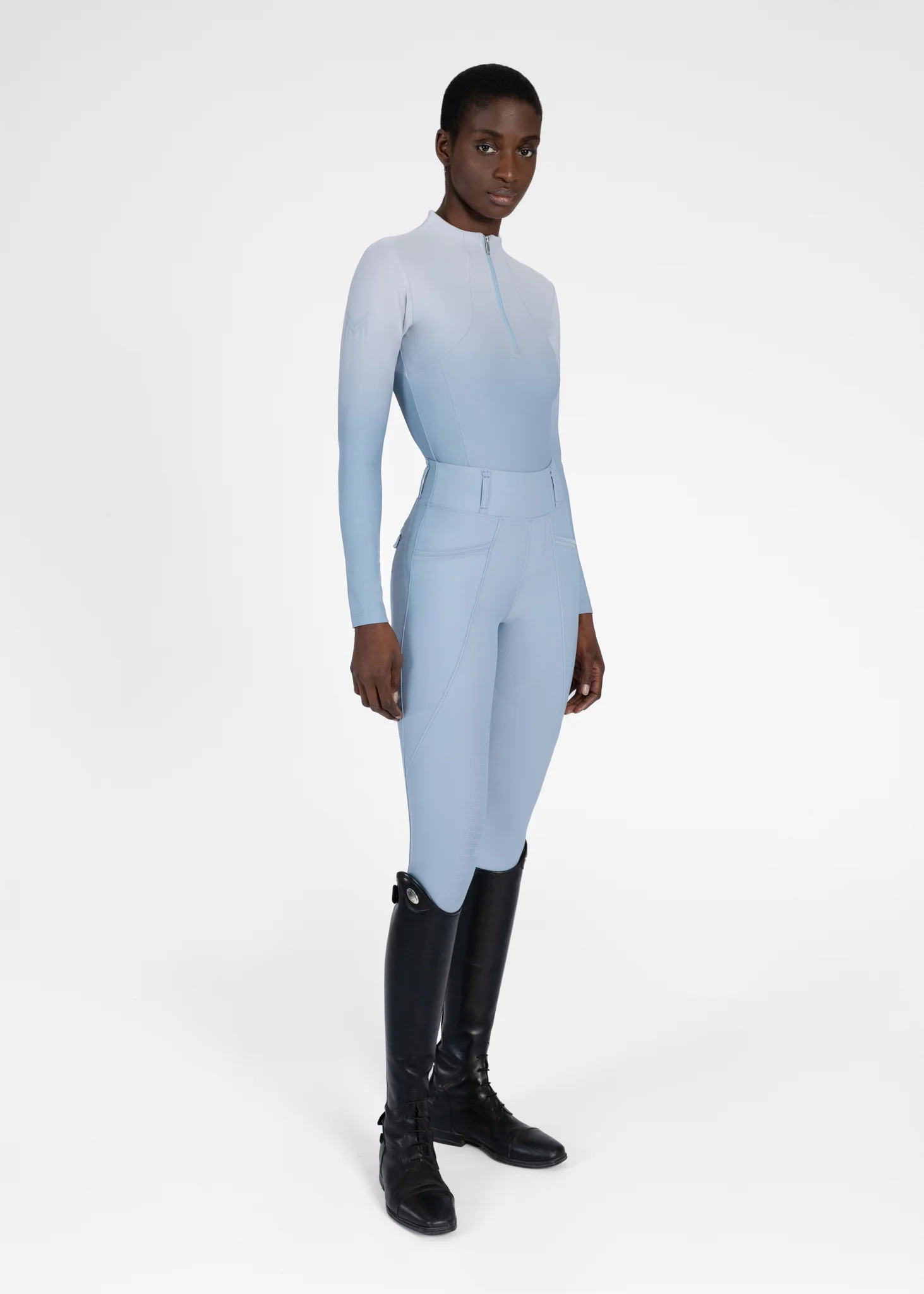 Ombré Long Sleeve Base Layer (Aqua) - Image 6