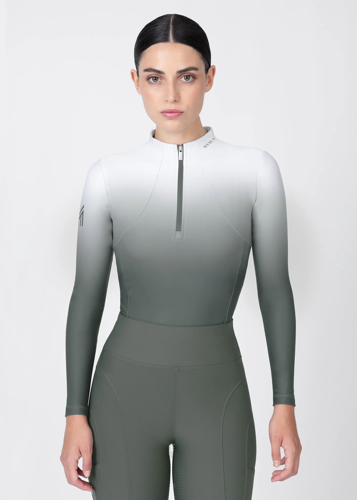 Ombré Long Sleeve Base Layer (Ivy)