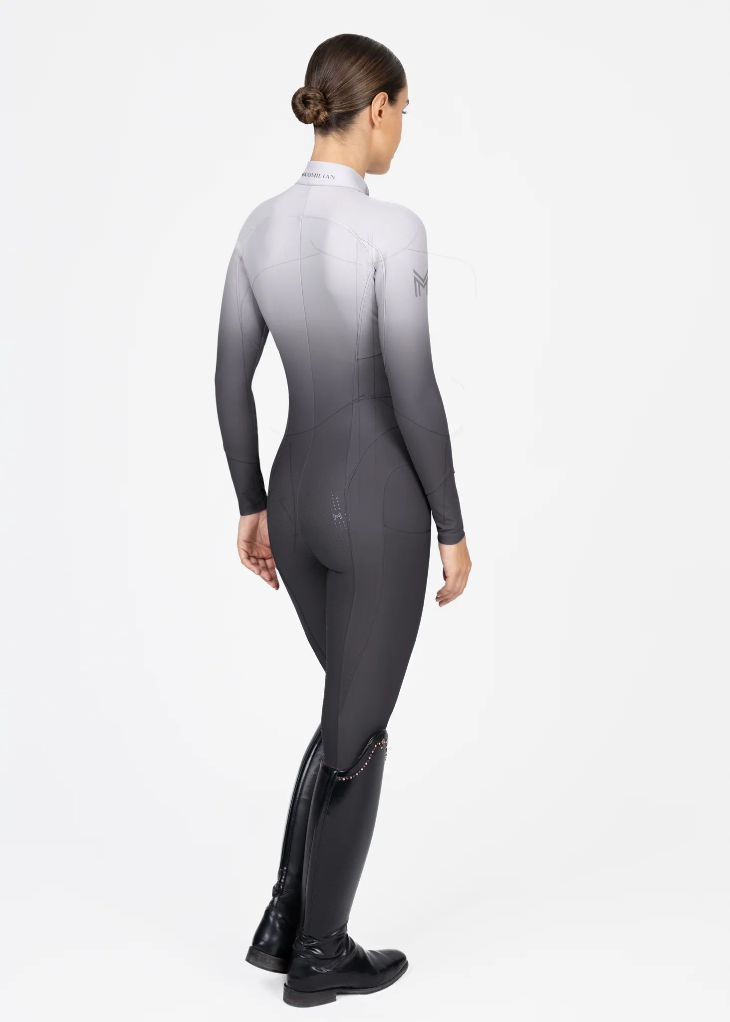 Ombré Riding Jumpsuit (Graphite) - Image 11