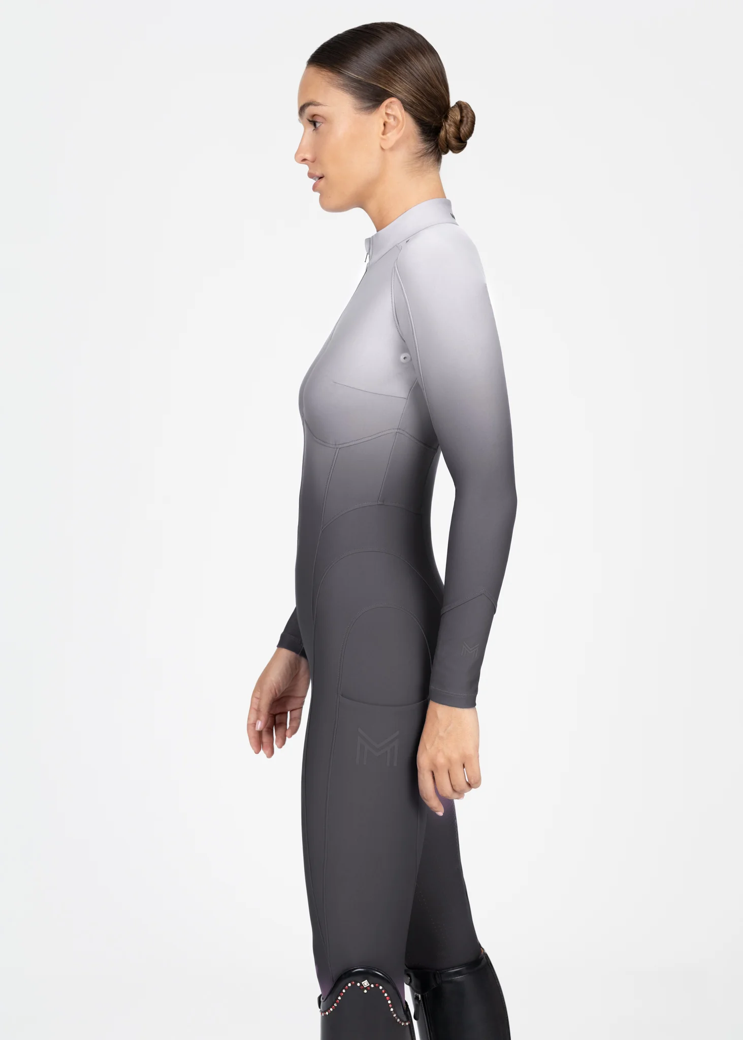 Ombré Riding Jumpsuit (Graphite) - Image 3