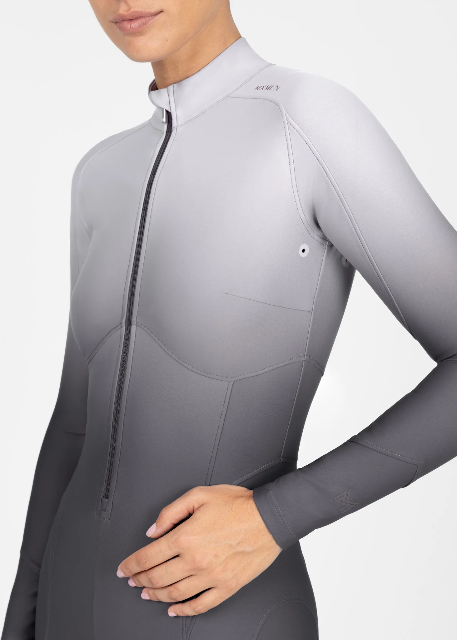 Ombré Riding Jumpsuit (Graphite) - Image 7