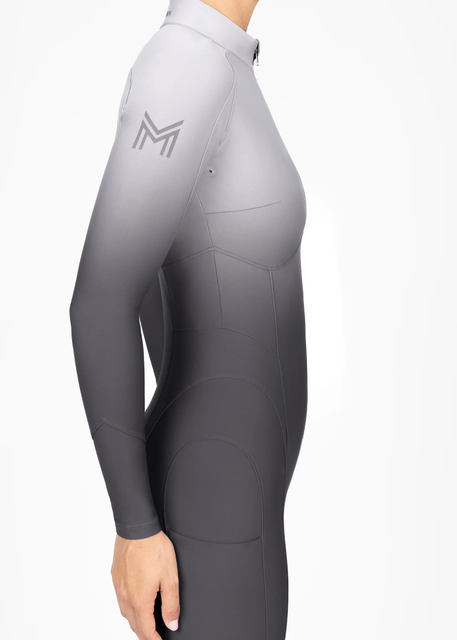 Ombré Riding Jumpsuit (Graphite) - Image 8