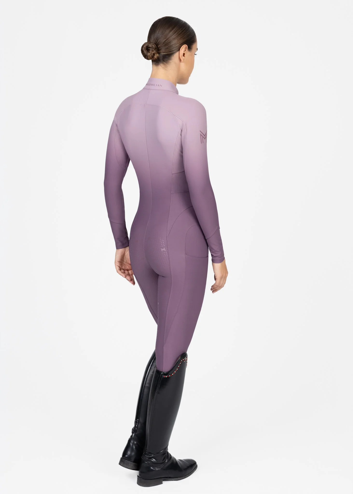 Ombré Riding Jumpsuit (Plum) - Image 11