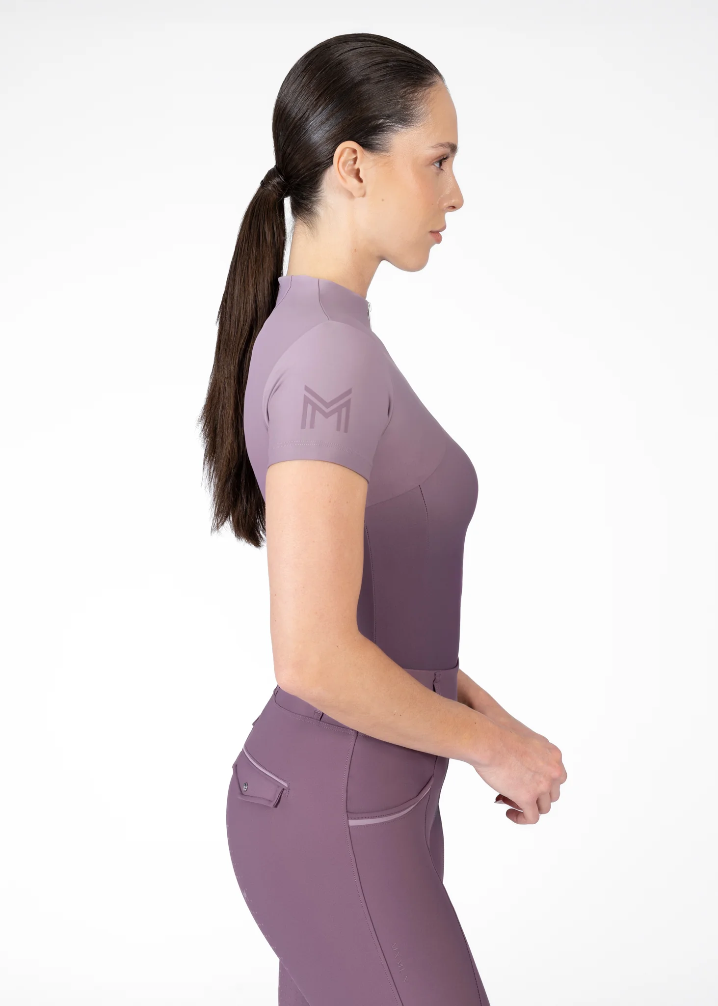 Ombré Short Sleeve Base Layer (Plum/Orchid) - Image 4
