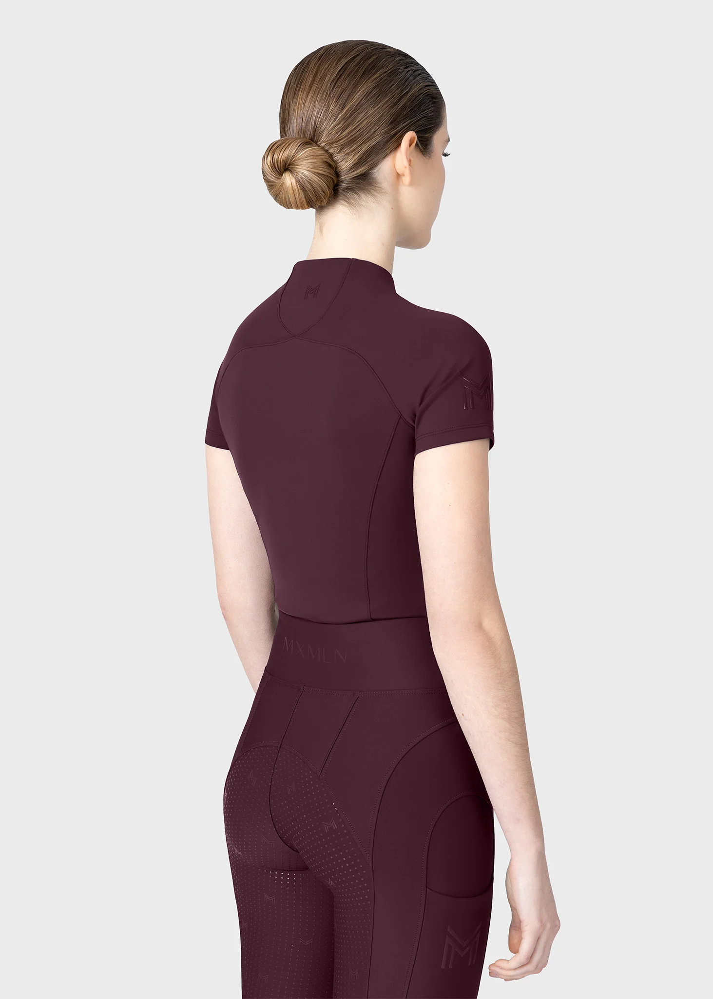 Origin Short Sleeve Base Layer (Burgundy) - Image 4