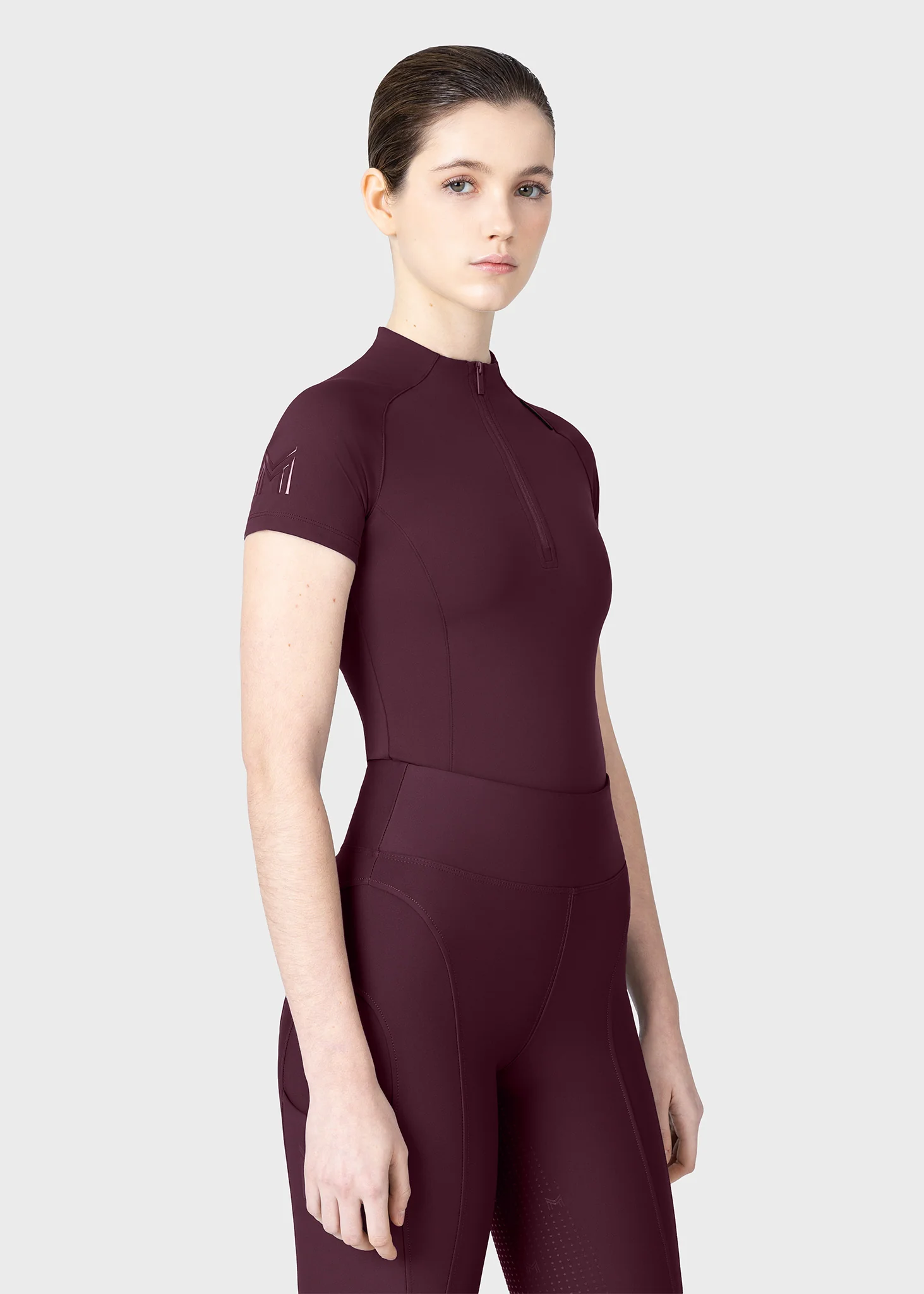 Origin Short Sleeve Base Layer (Burgundy) - Image 5
