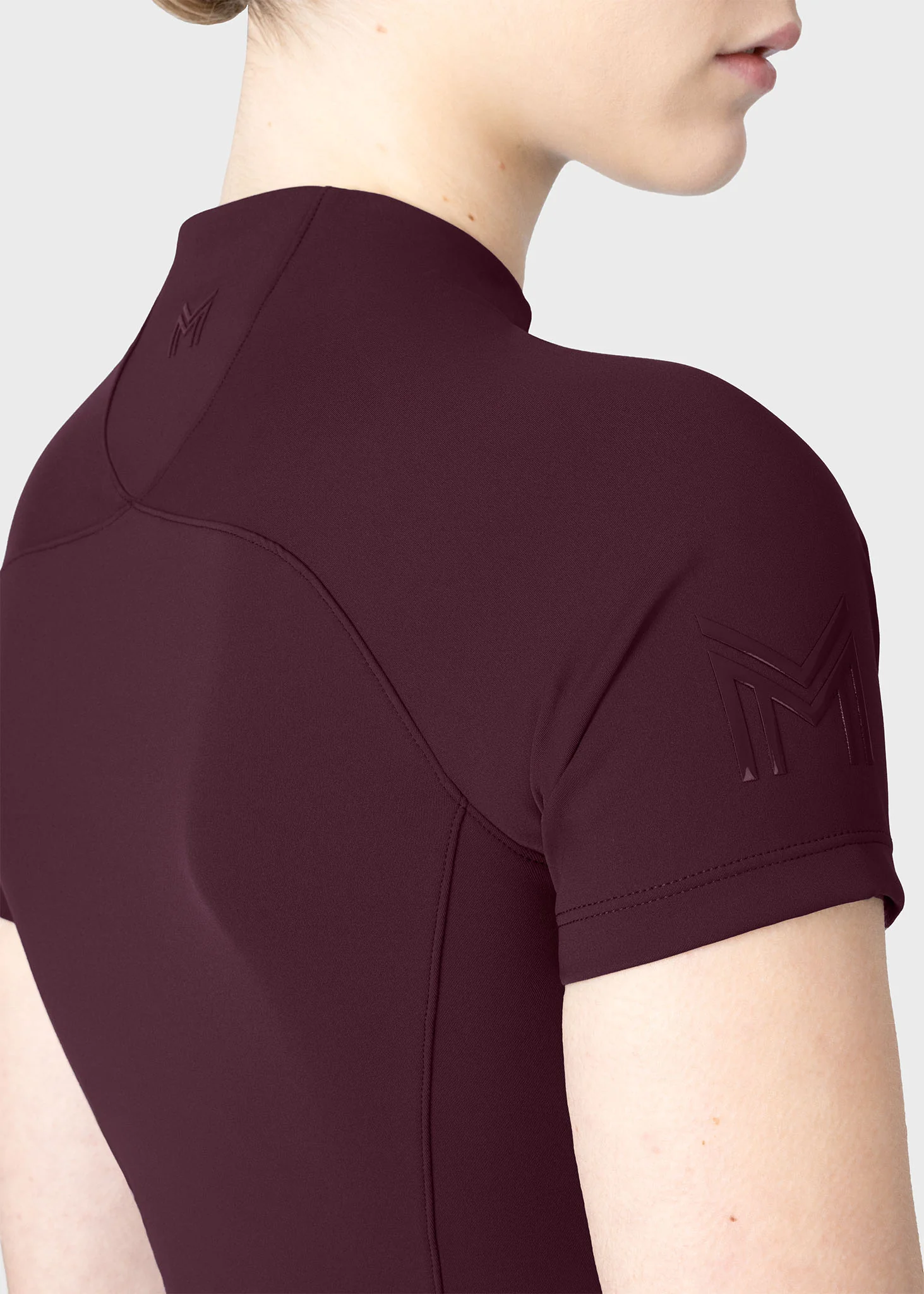 Origin Short Sleeve Base Layer (Burgundy) - Image 6