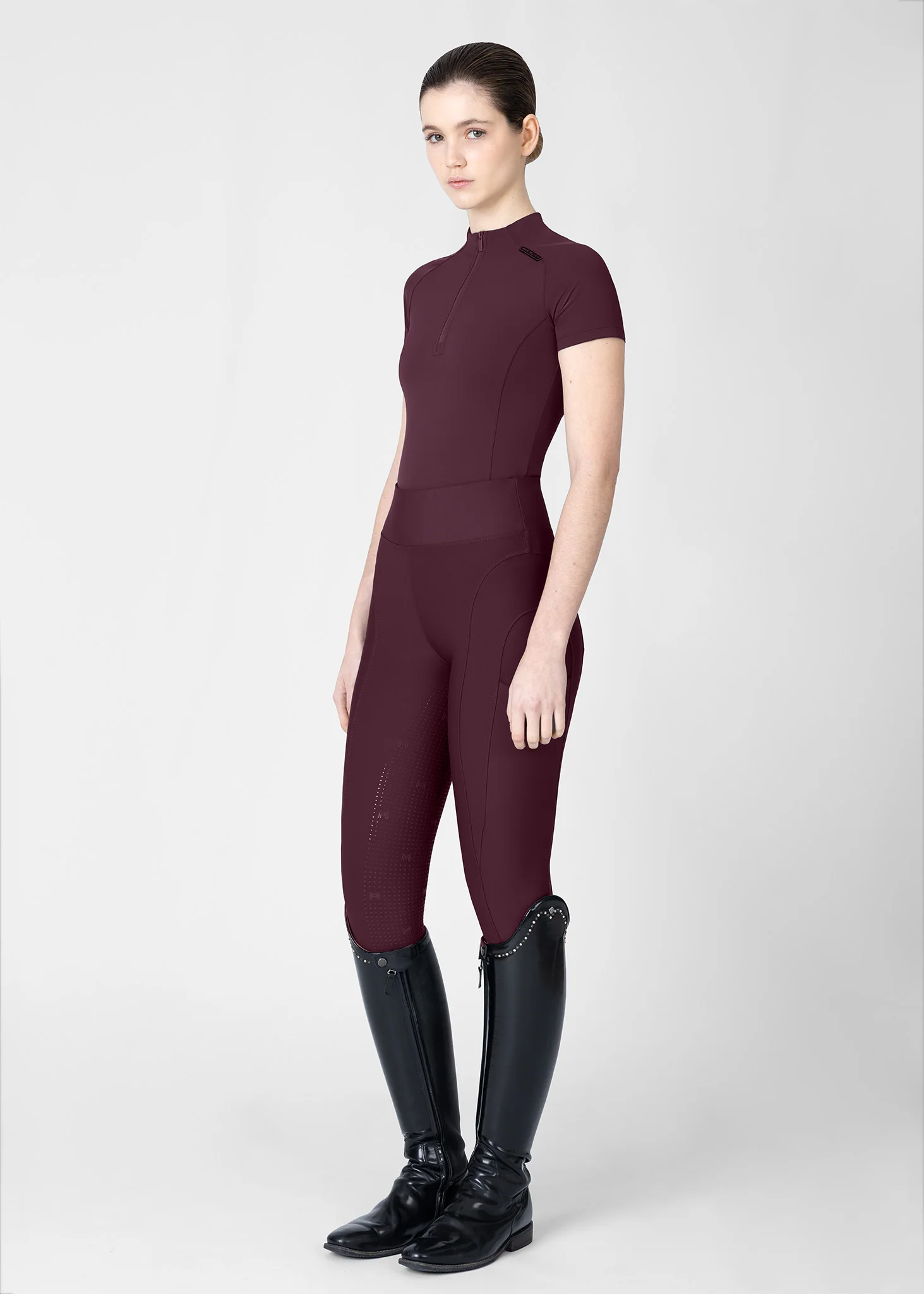 Origin Short Sleeve Base Layer (Burgundy) - Image 8