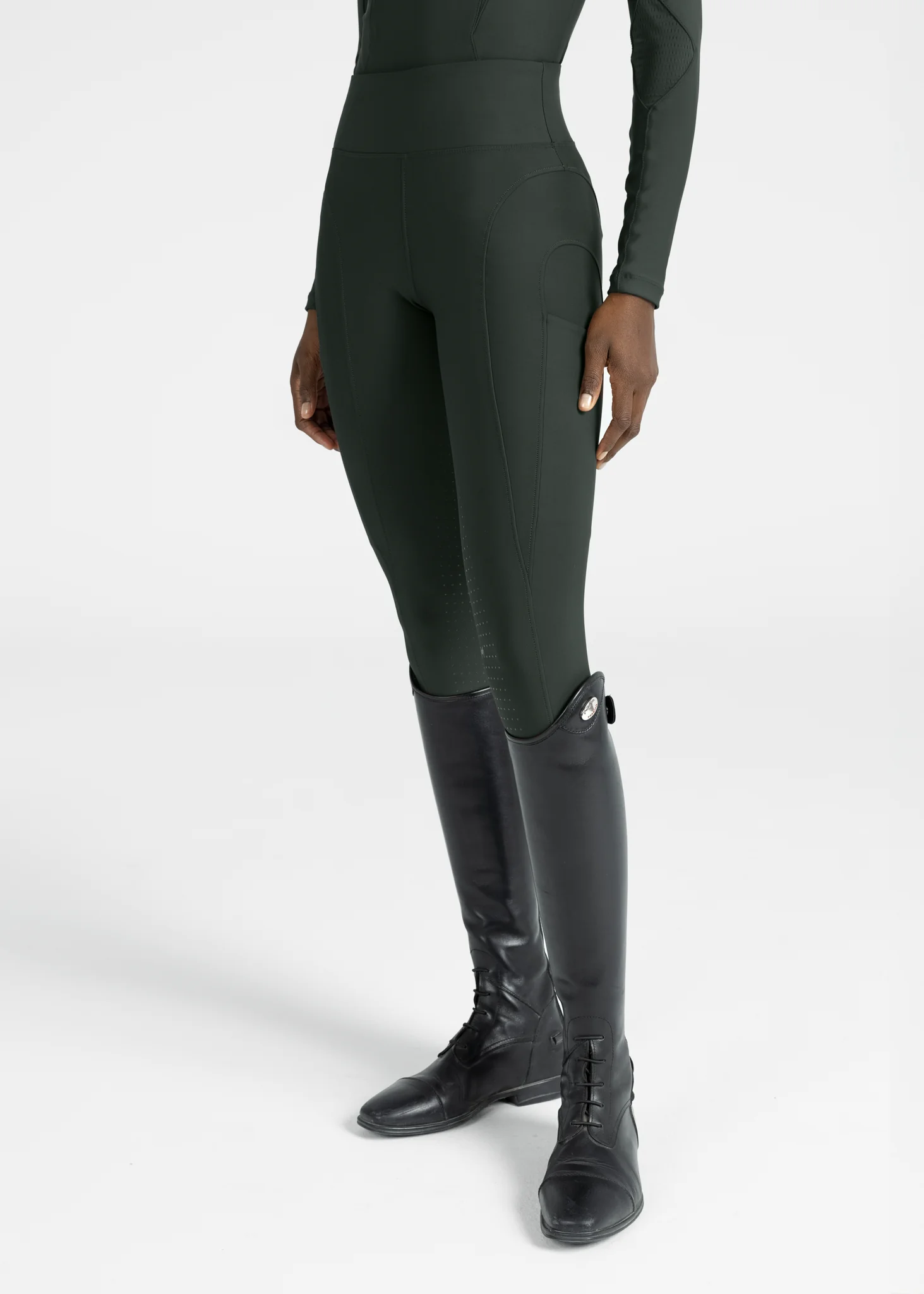 Outline Riding Leggings (Hunter Green)