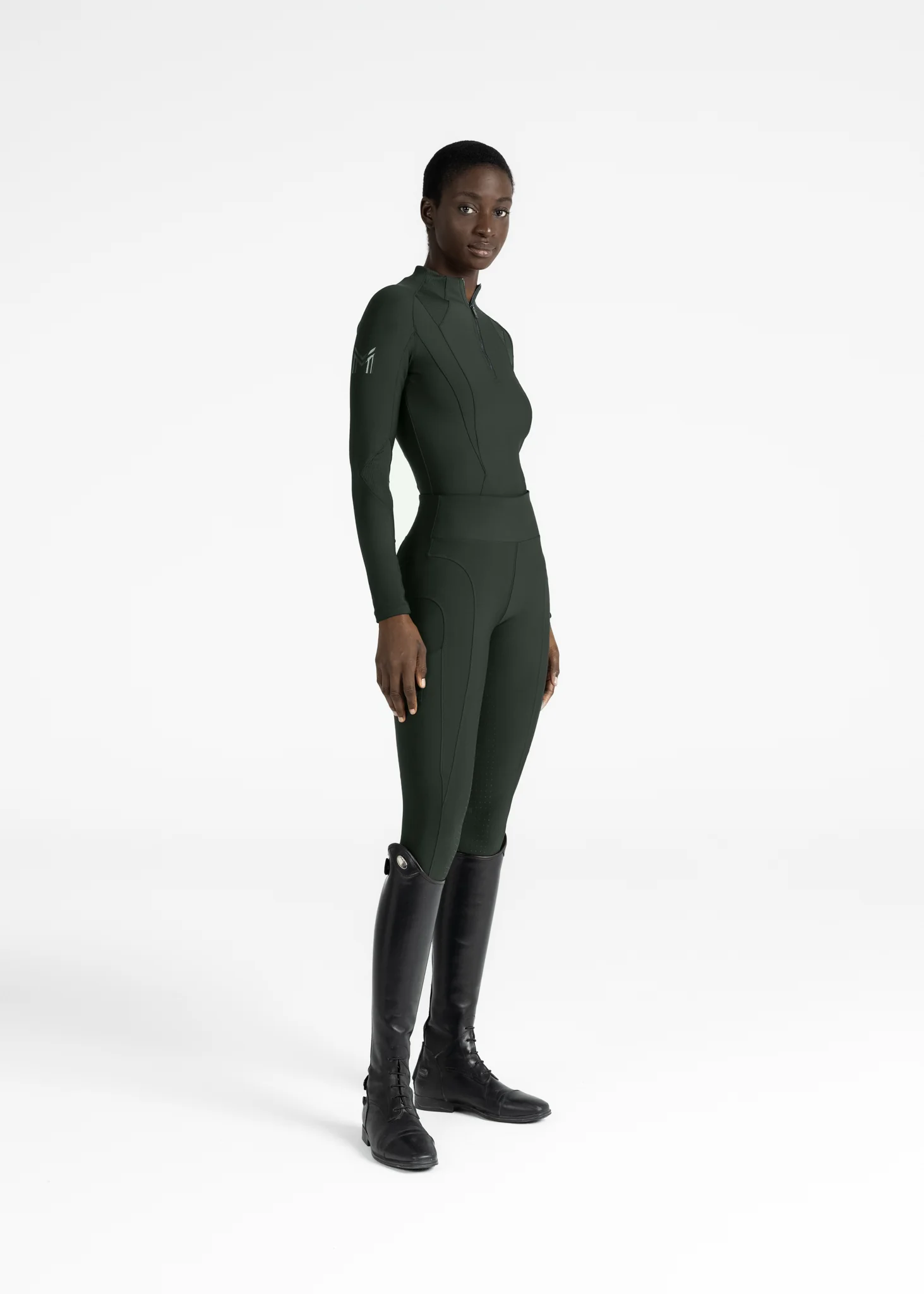 Outline Riding Leggings (Hunter Green) - Image 10