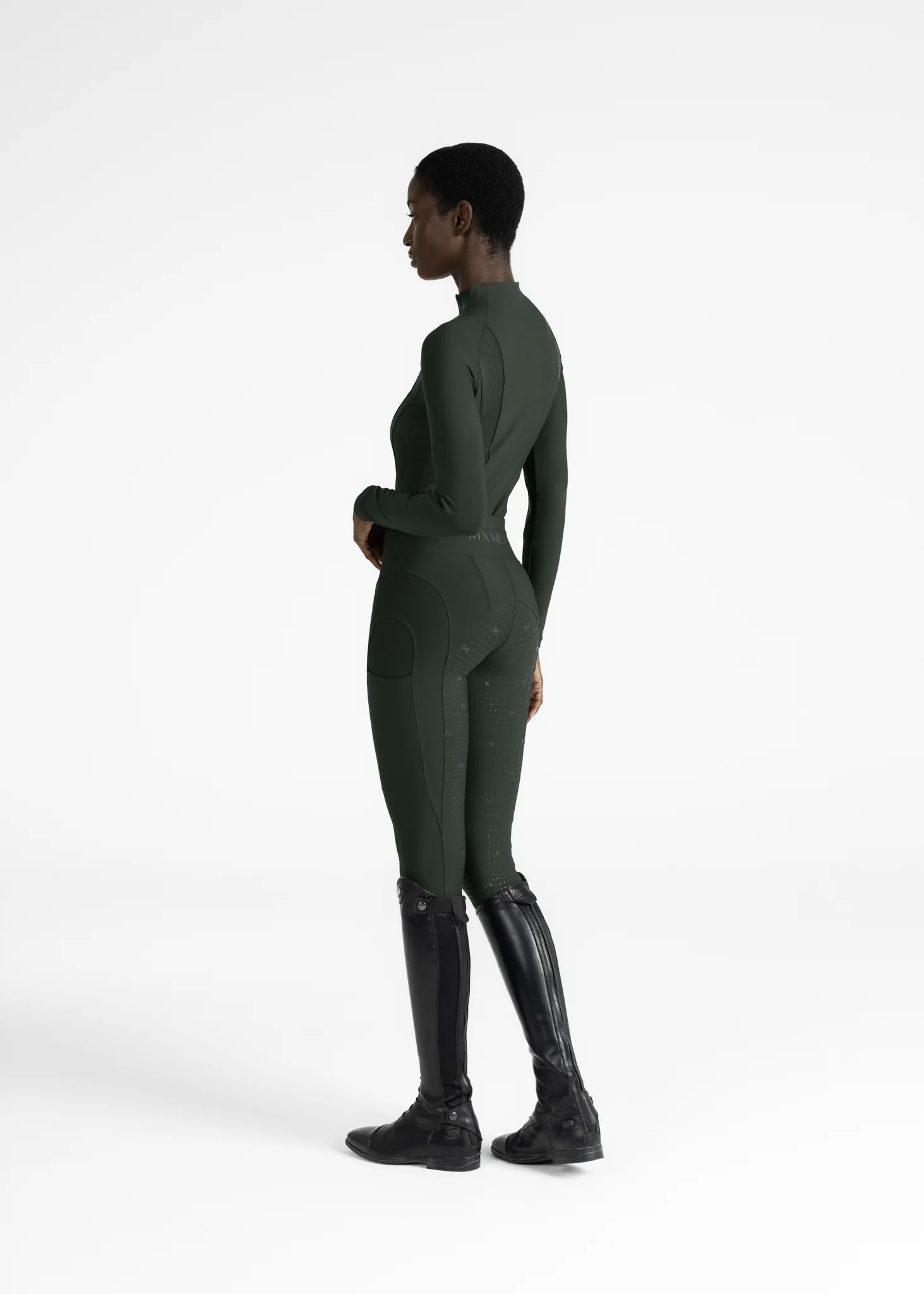 Outline Riding Leggings (Hunter Green) - Image 11