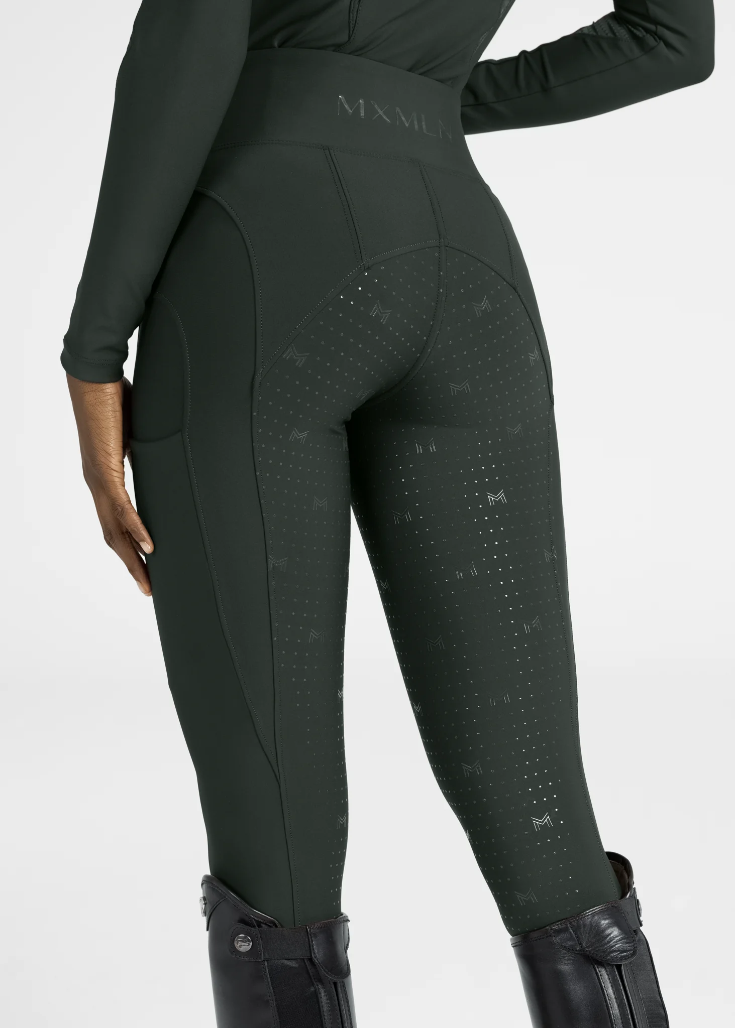 Outline Riding Leggings (Hunter Green) - Image 7