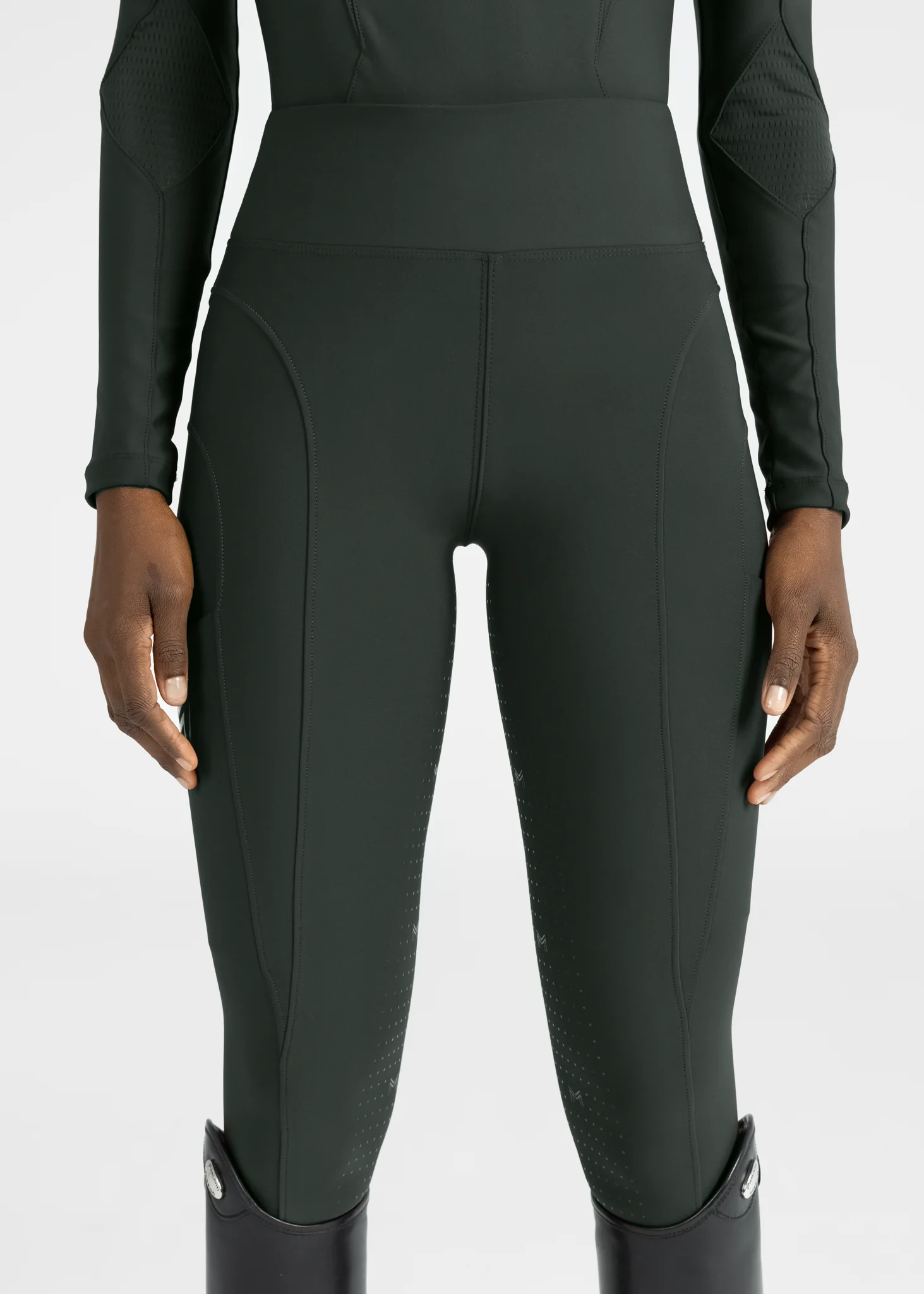 Outline Riding Leggings (Hunter Green) - Image 9