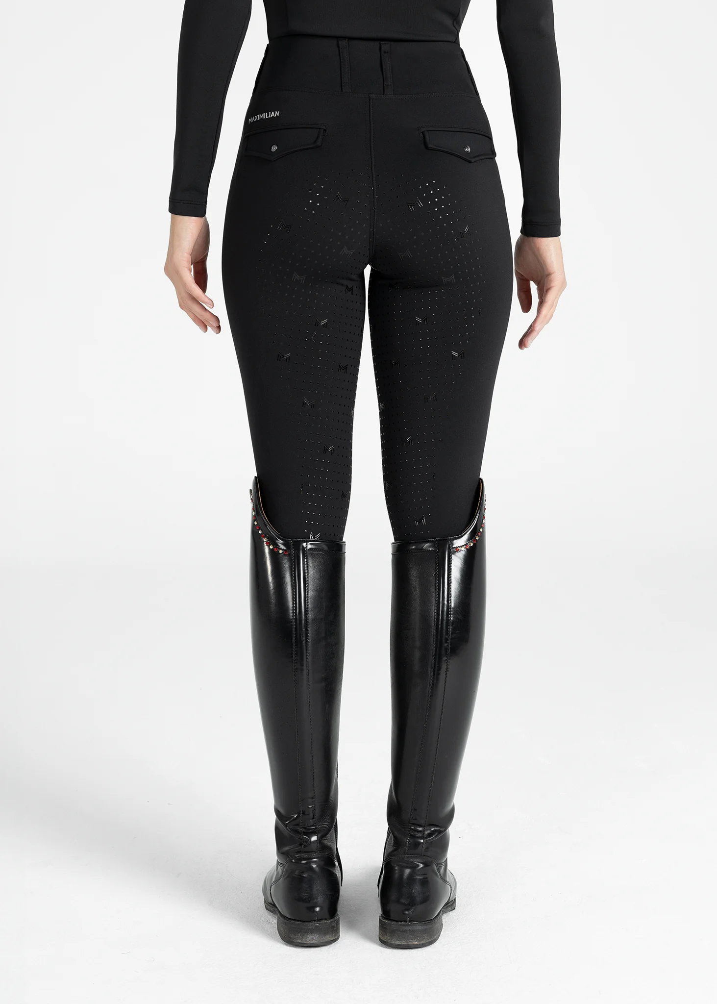 Pro Riding Leggings (Black) - Image 4