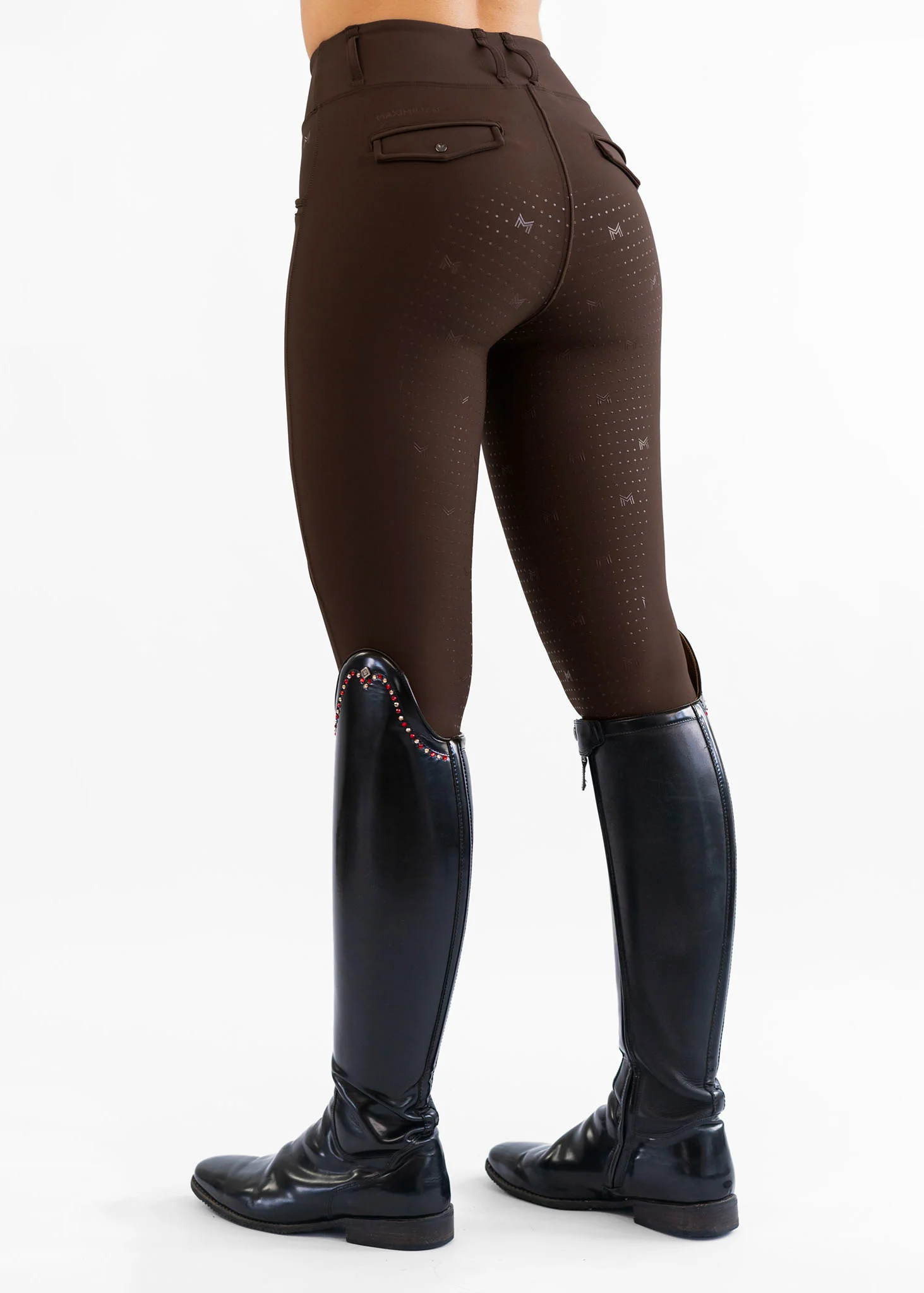 Pro Riding Leggings (Chocolate) - Image 8