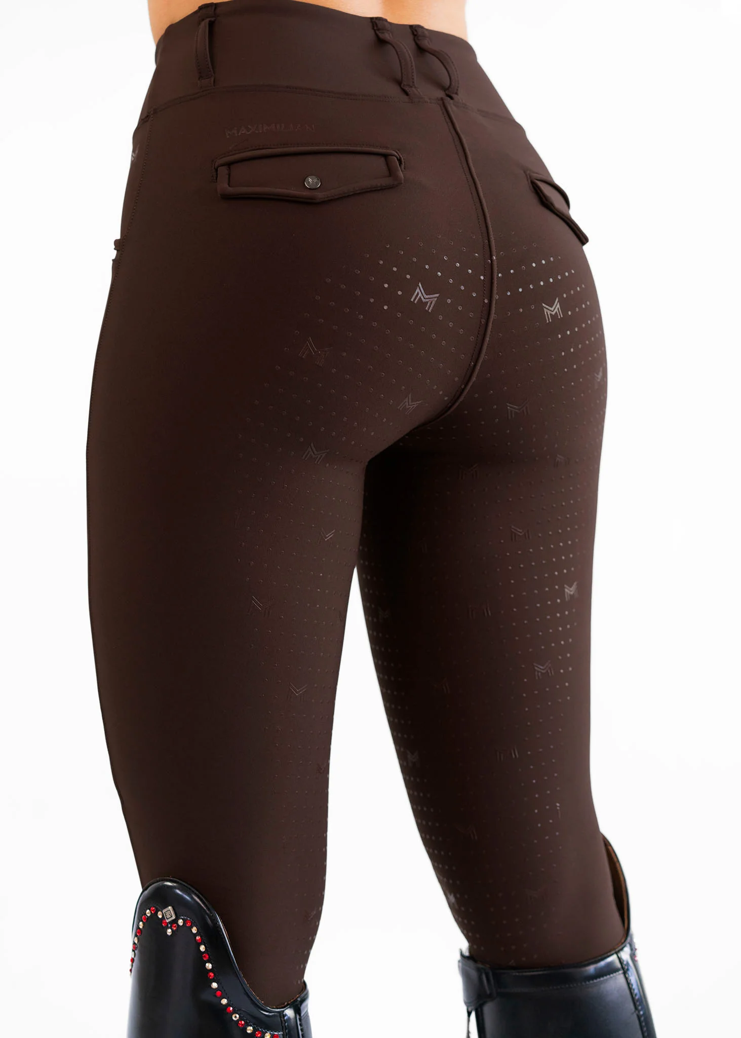 Pro Riding Leggings (Chocolate) - Image 9