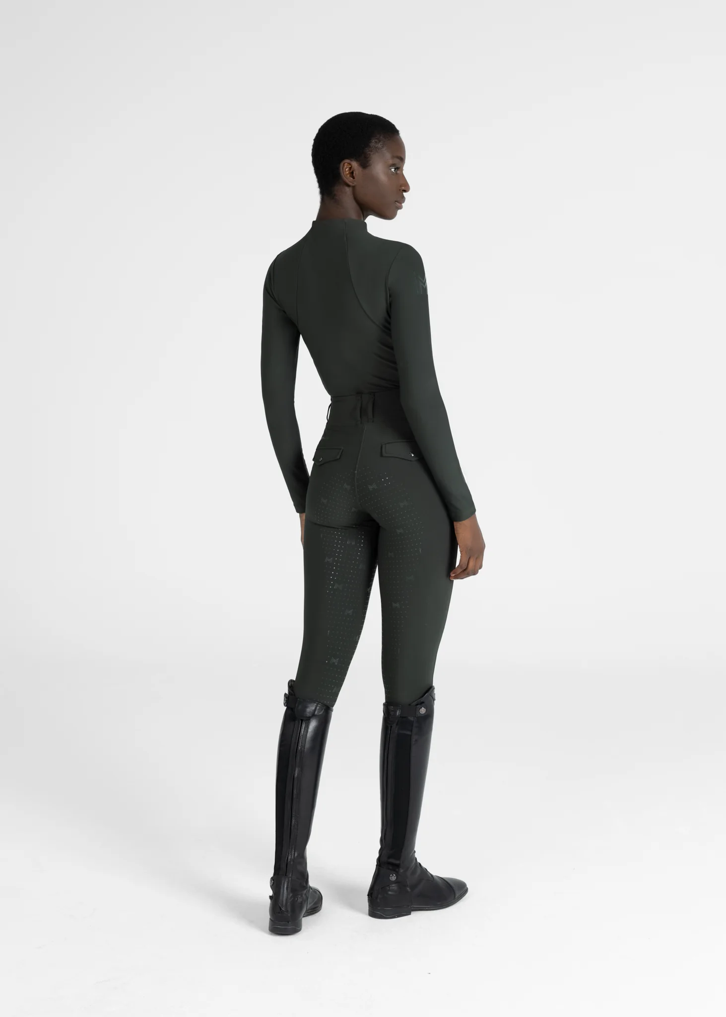 Pro Riding Leggings (Hunter Green) - Image 10