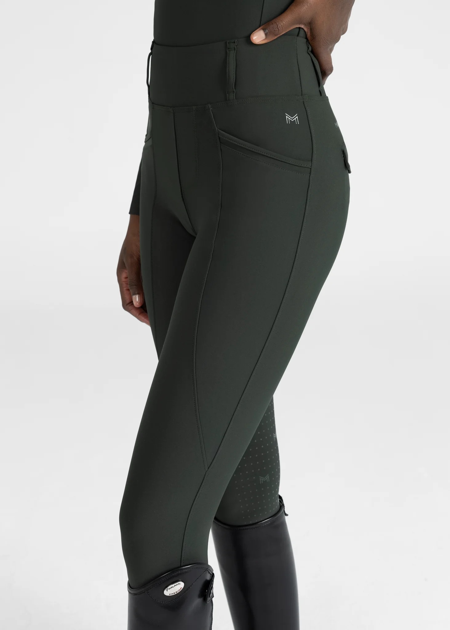 Pro Riding Leggings (Hunter Green) - Image 6