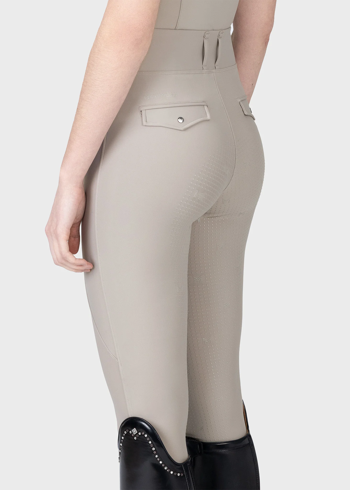 Pro Riding Leggings (Soft Taupe) - Image 3