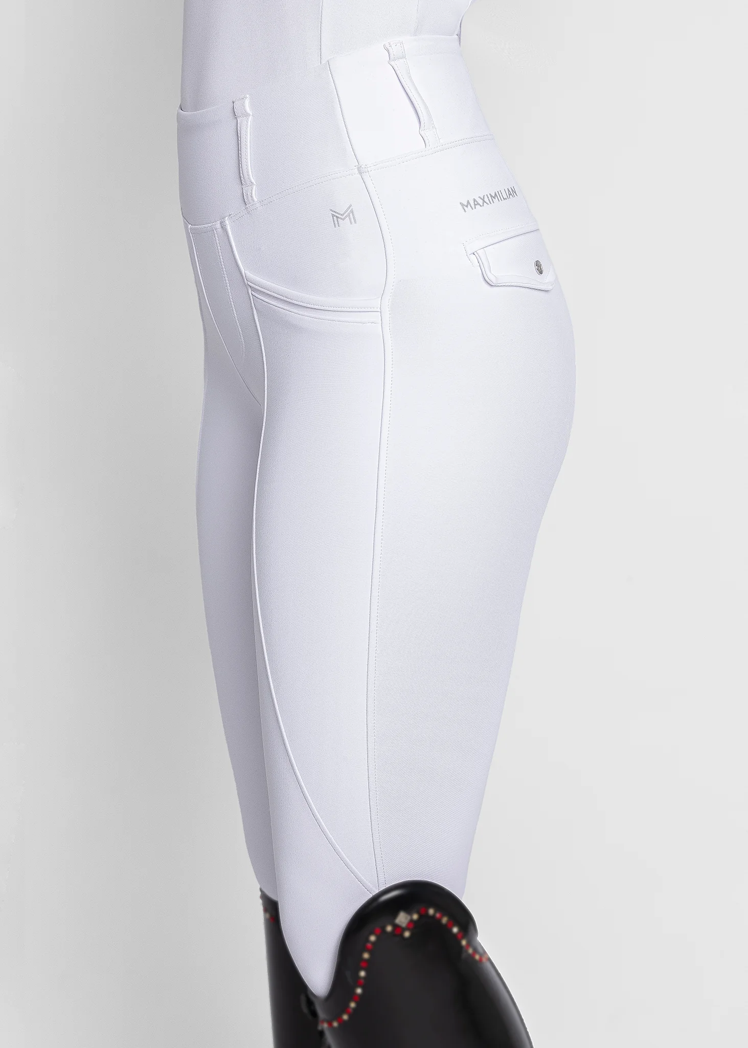 Pro Riding Leggings (White) - Image 3