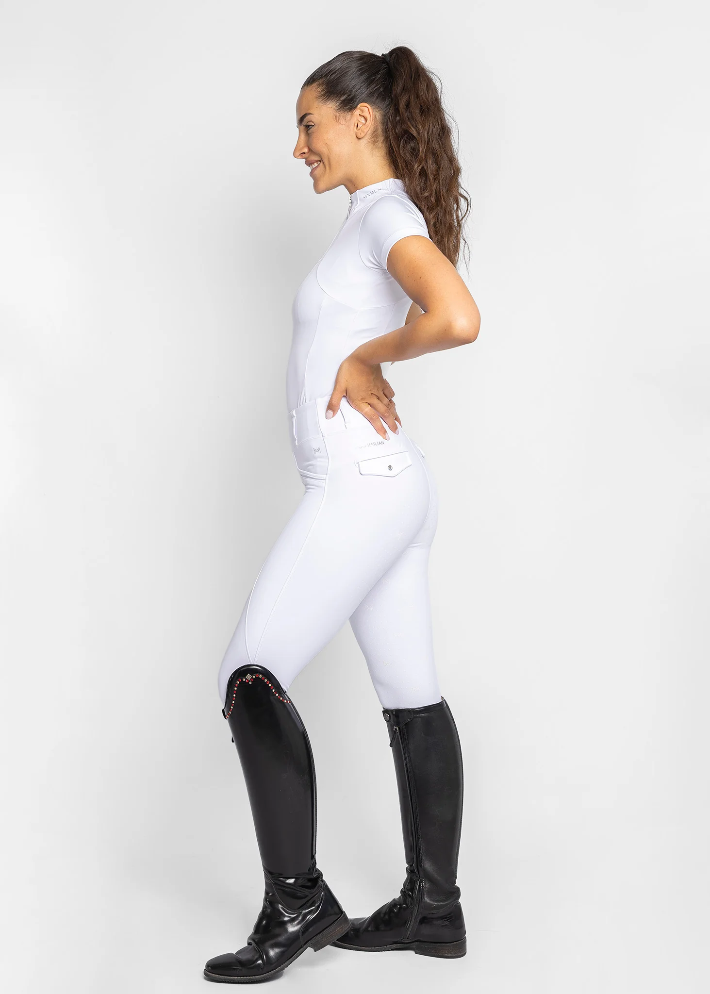 Pro Riding Leggings (White) - Image 7