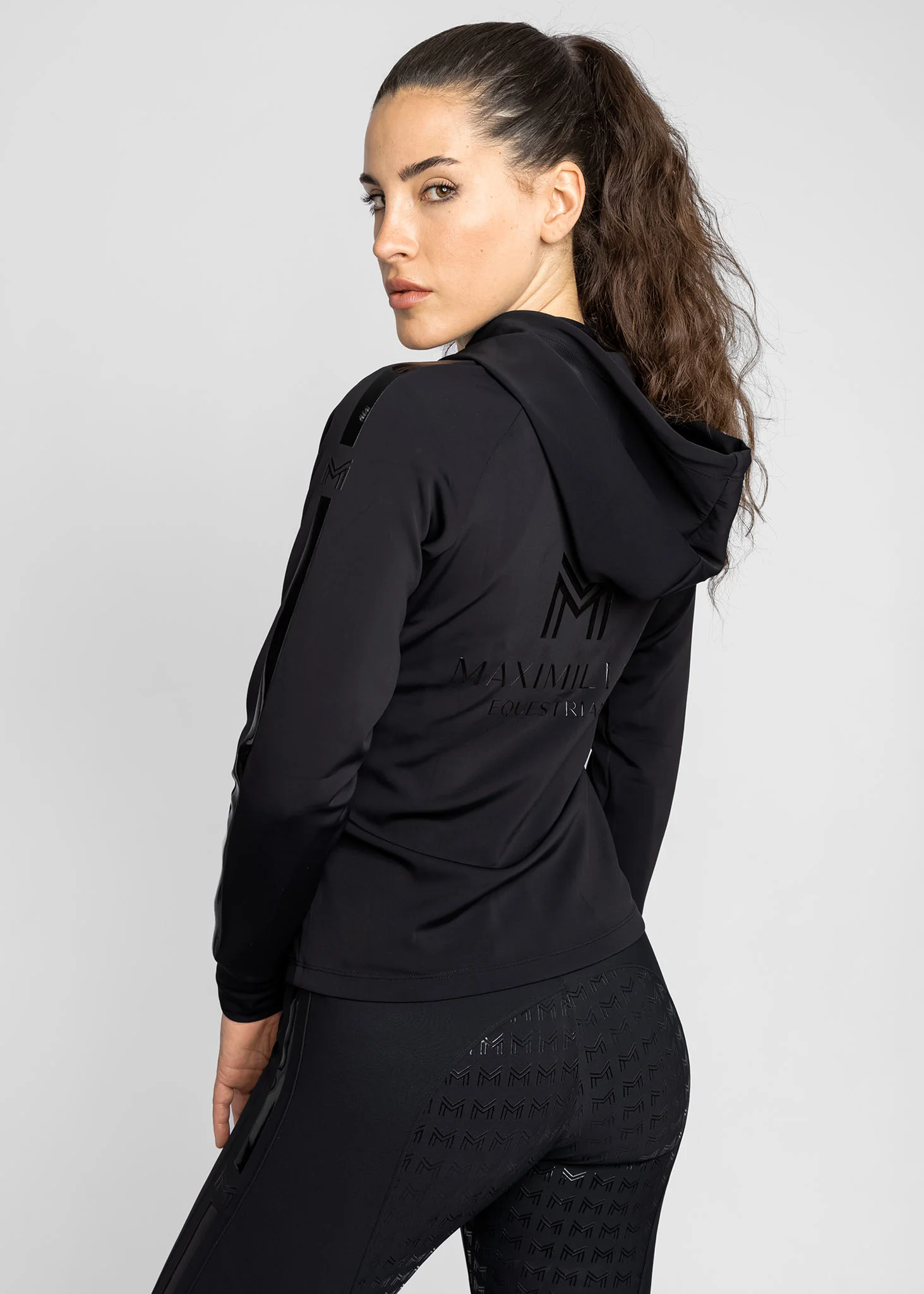 Reflection Zip Hoodie (Black) - Image 5