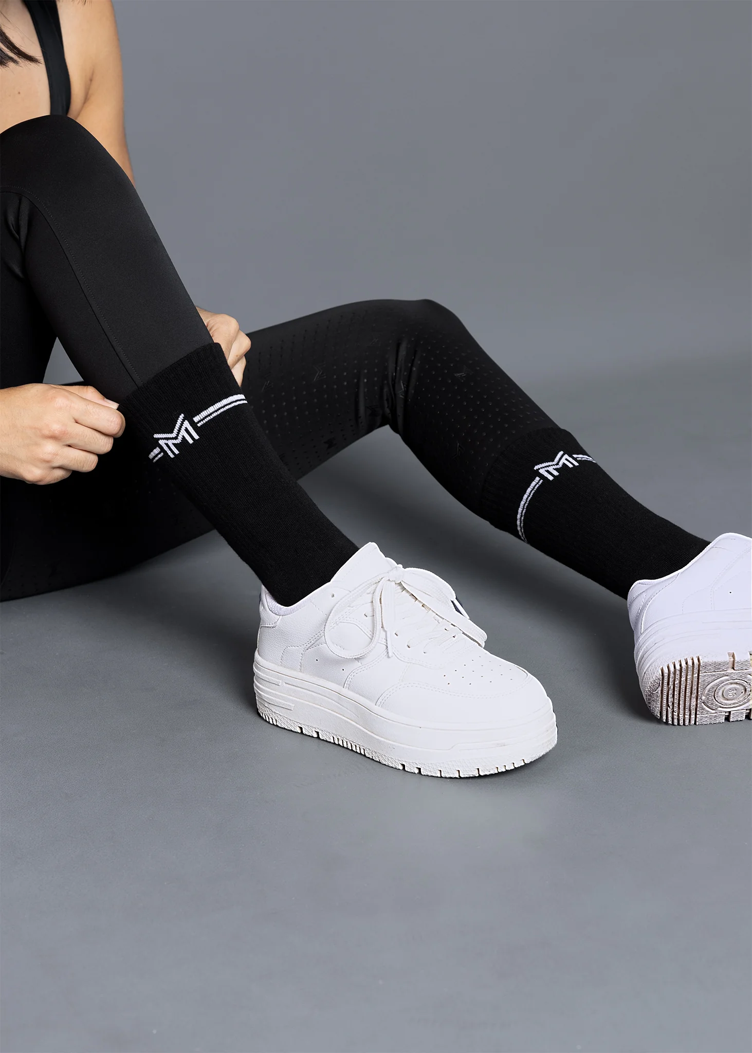 Rise Sports Socks (Black) - Image 4