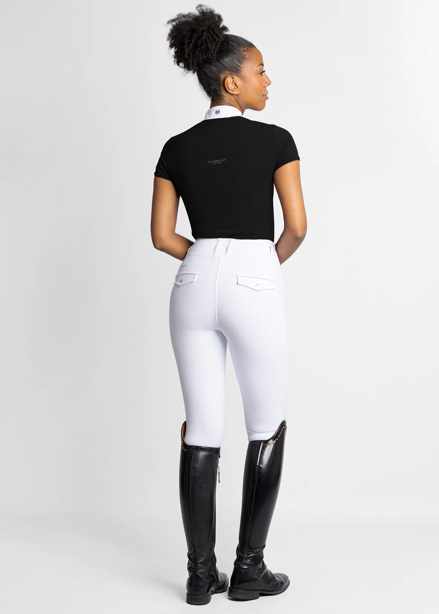 Air Short Sleeve Show Shirt (Black) - Image 10