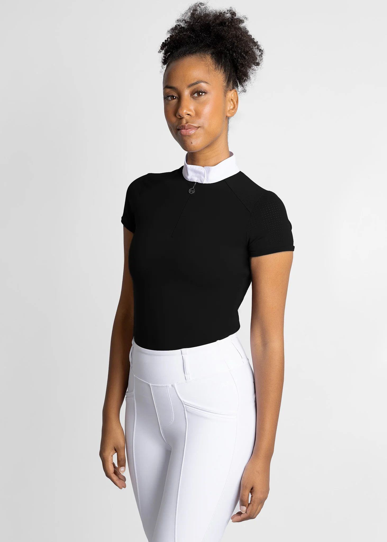 Air Short Sleeve Show Shirt (Black) - Image 3
