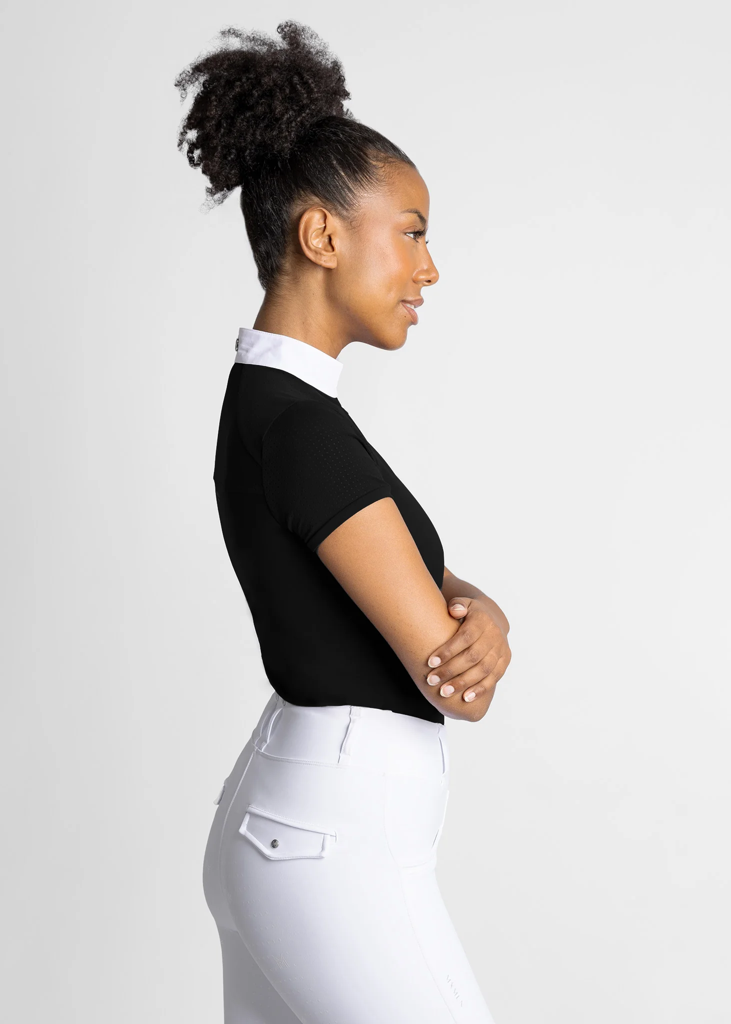 Air Short Sleeve Show Shirt (Black) - Image 4