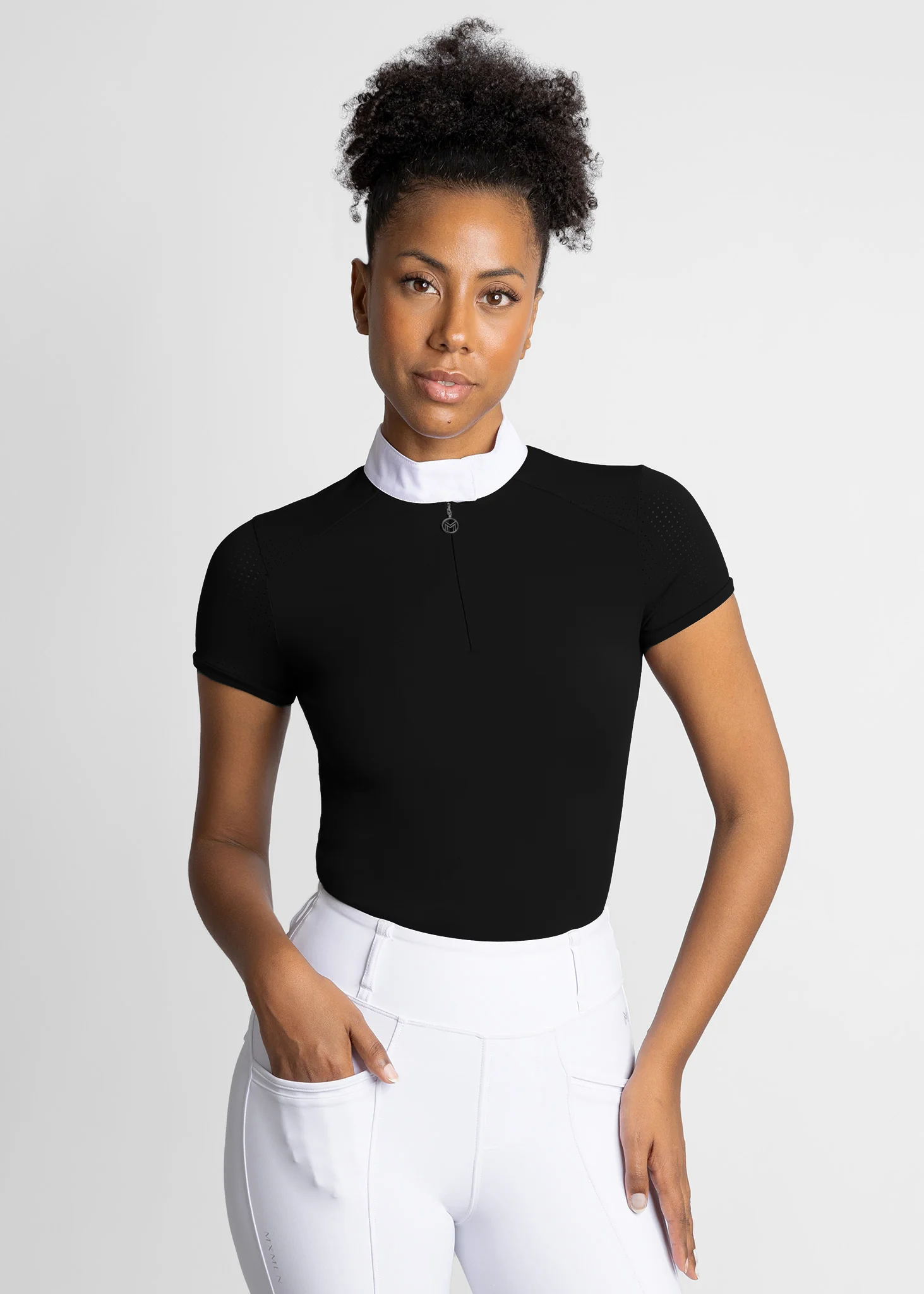 Air Short Sleeve Show Shirt (Black) - Image 5