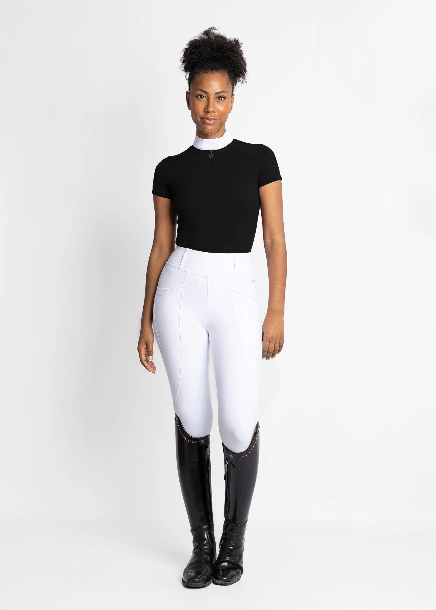 Air Short Sleeve Show Shirt (Black) - Image 9
