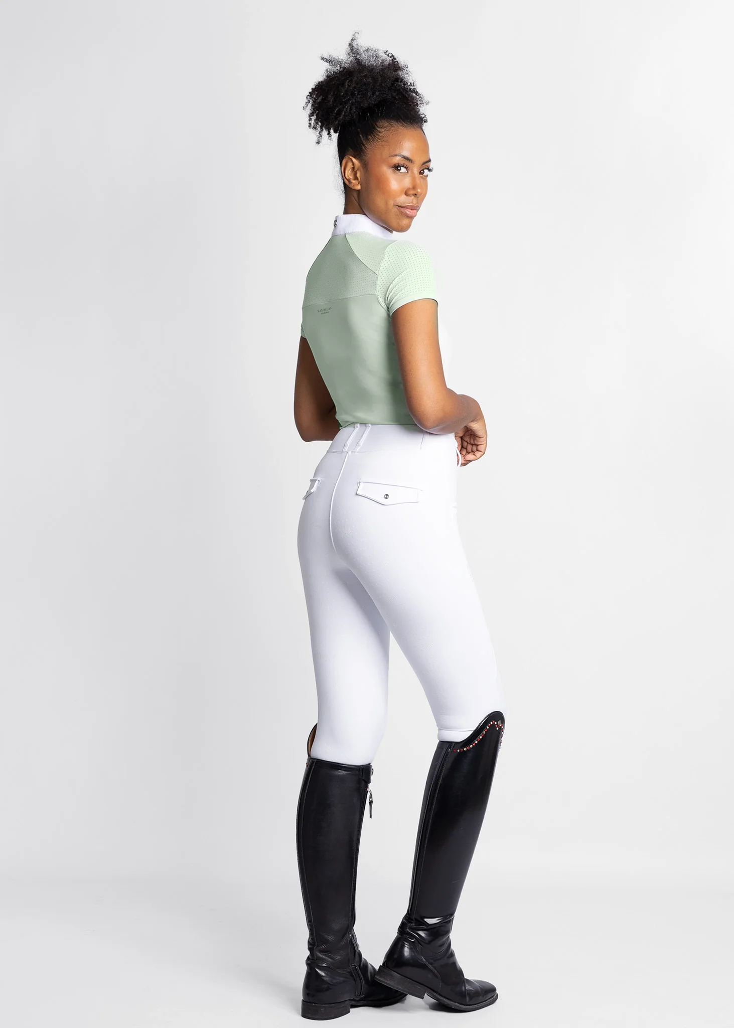 Air Short Sleeve Show Shirt (Sage Green) - Image 9