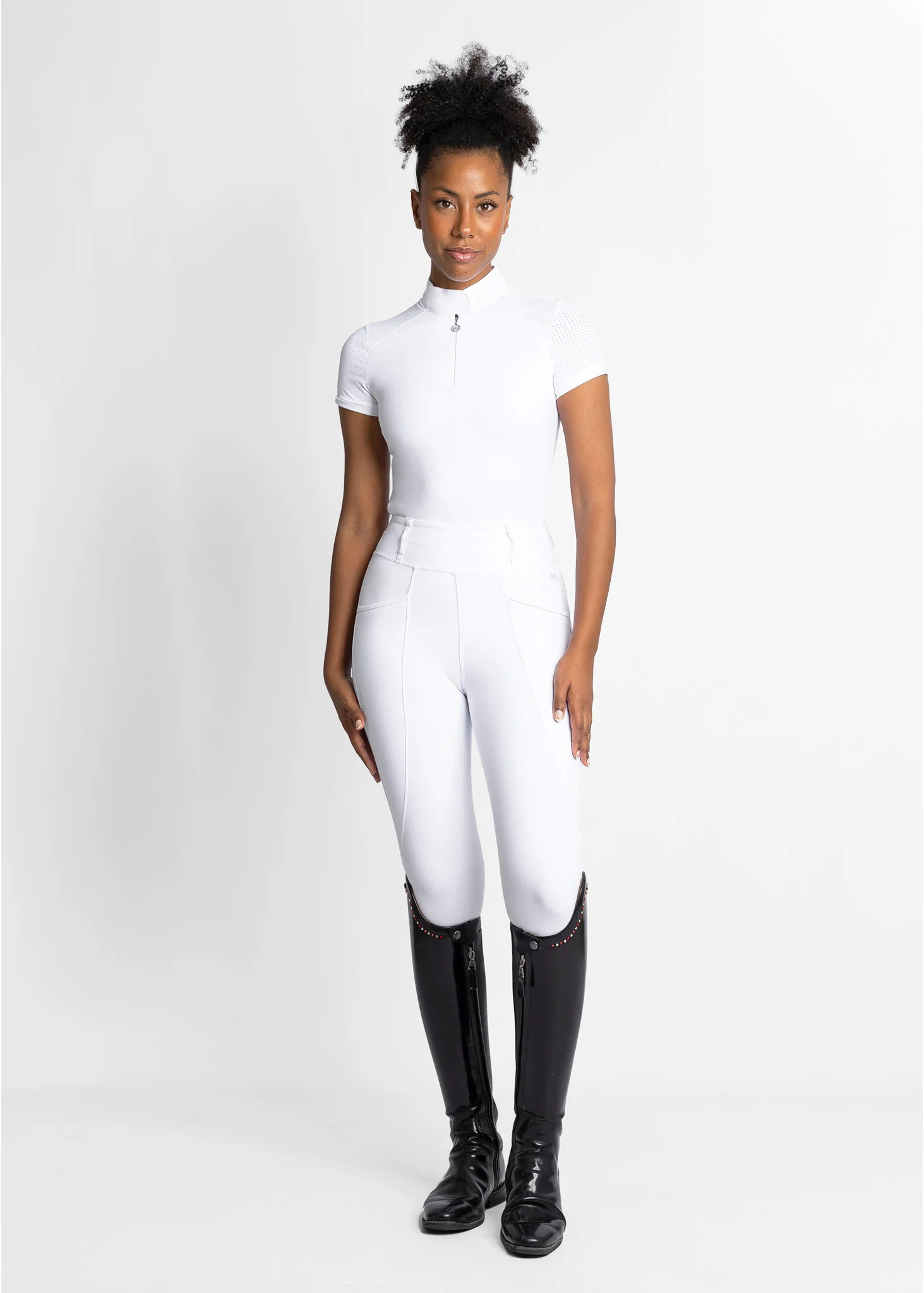 Air Short Sleeve Show Shirt (White) - Image 8