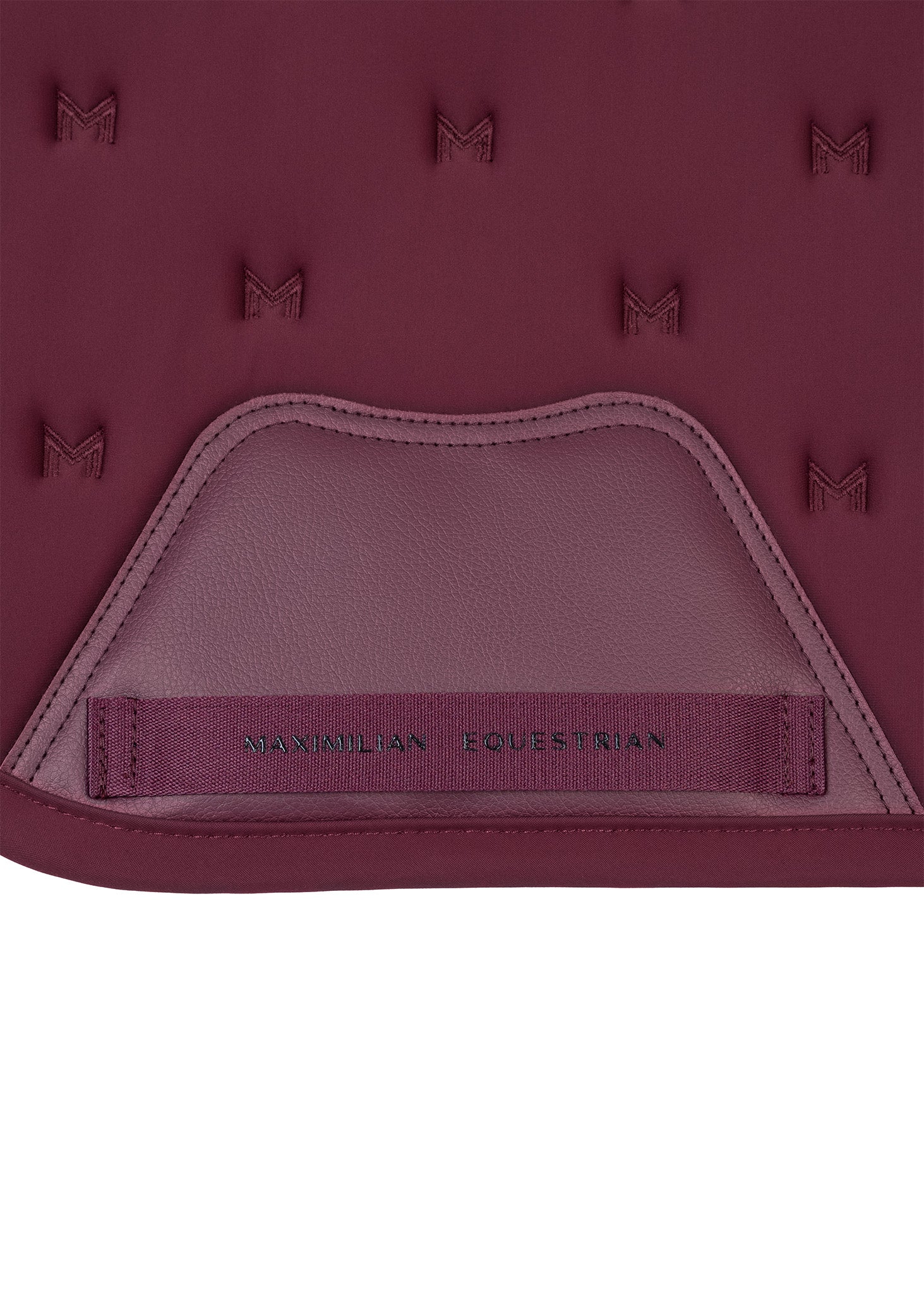Stamp Dressage Saddle Pad (Burgundy) - Image 3
