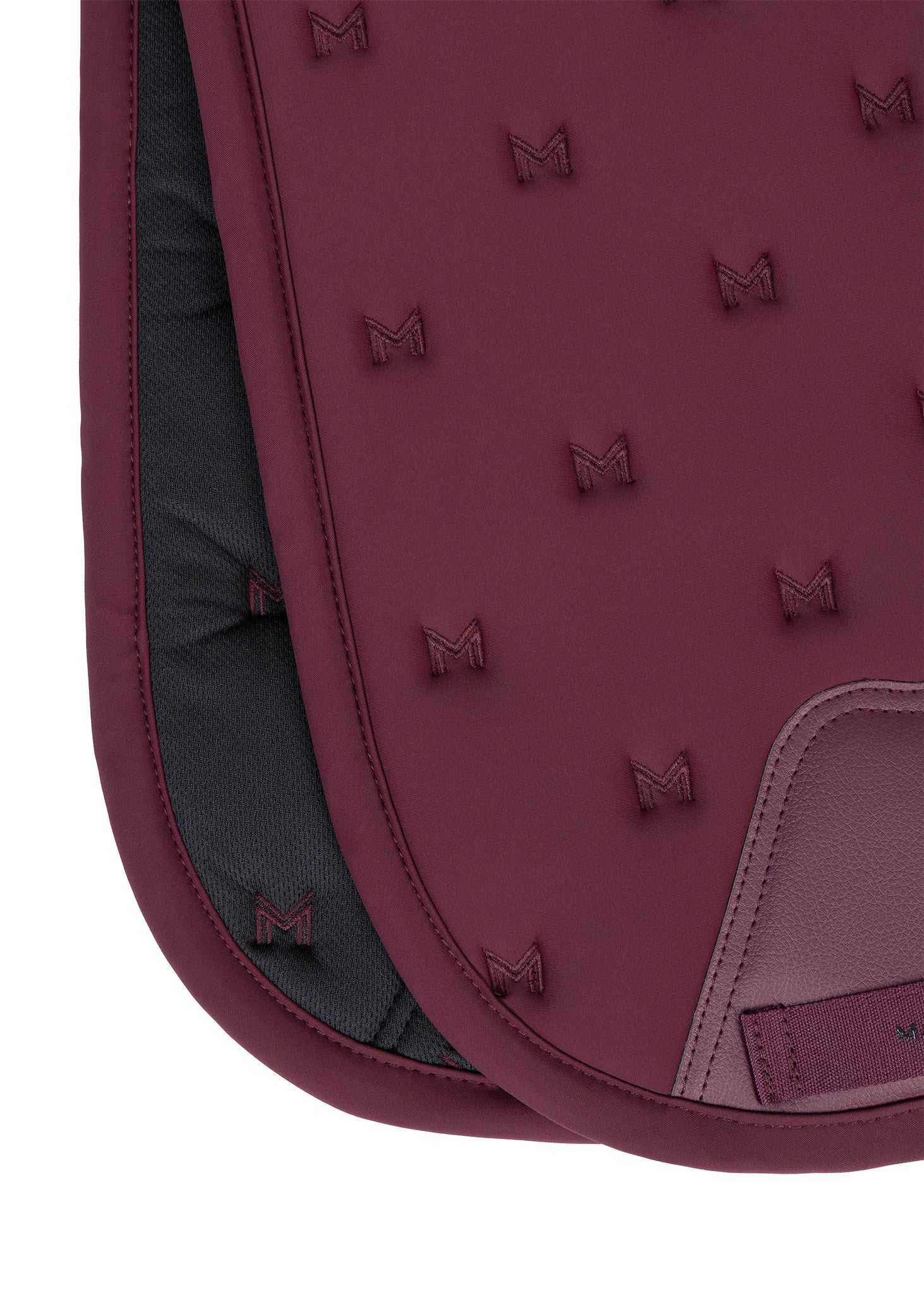 Stamp Dressage Saddle Pad (Burgundy) - Image 4