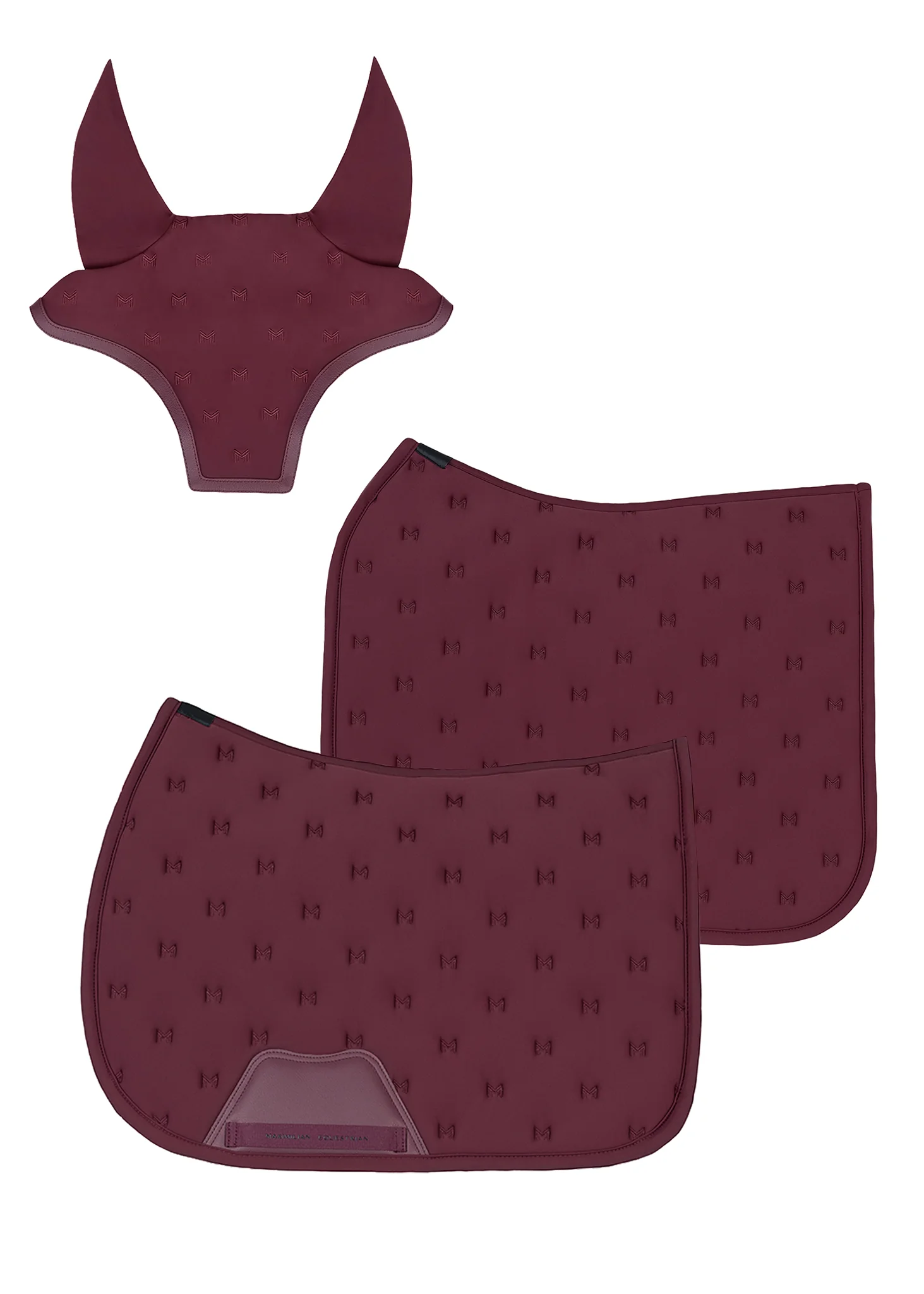 Stamp Dressage Saddle Pad (Burgundy) - Image 6