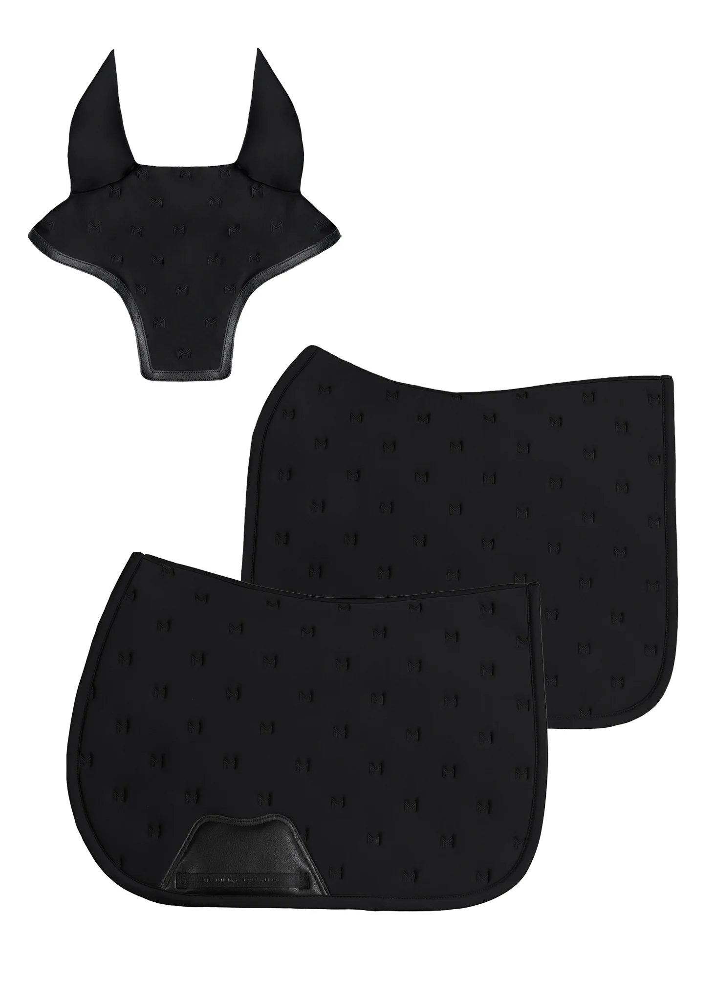 Stamp Ear Bonnet (Black) - Image 3