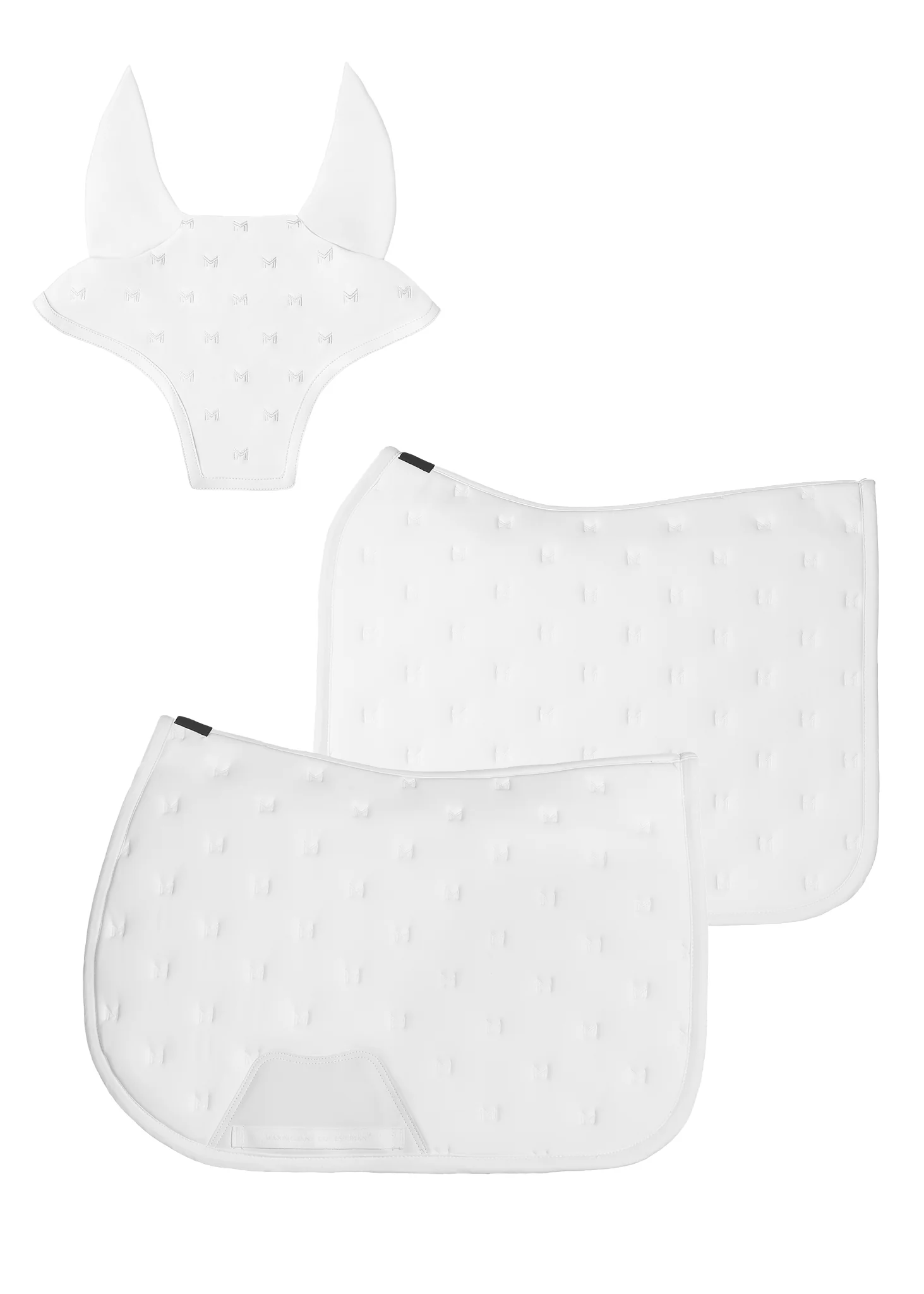Stamp Ear Bonnet (White) - Image 3