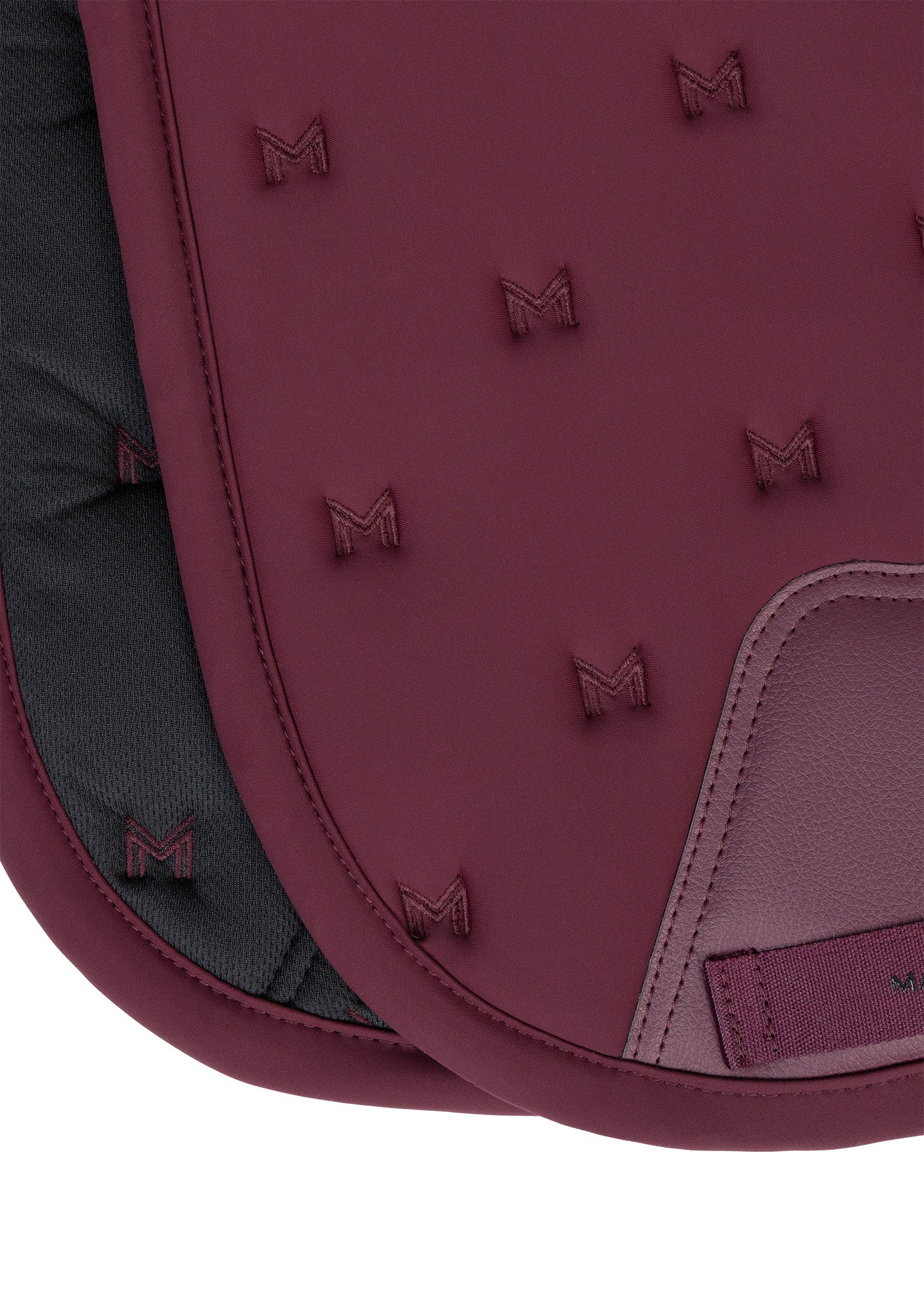 Stamp Jumping Saddle Pad (Burgundy) - Image 4